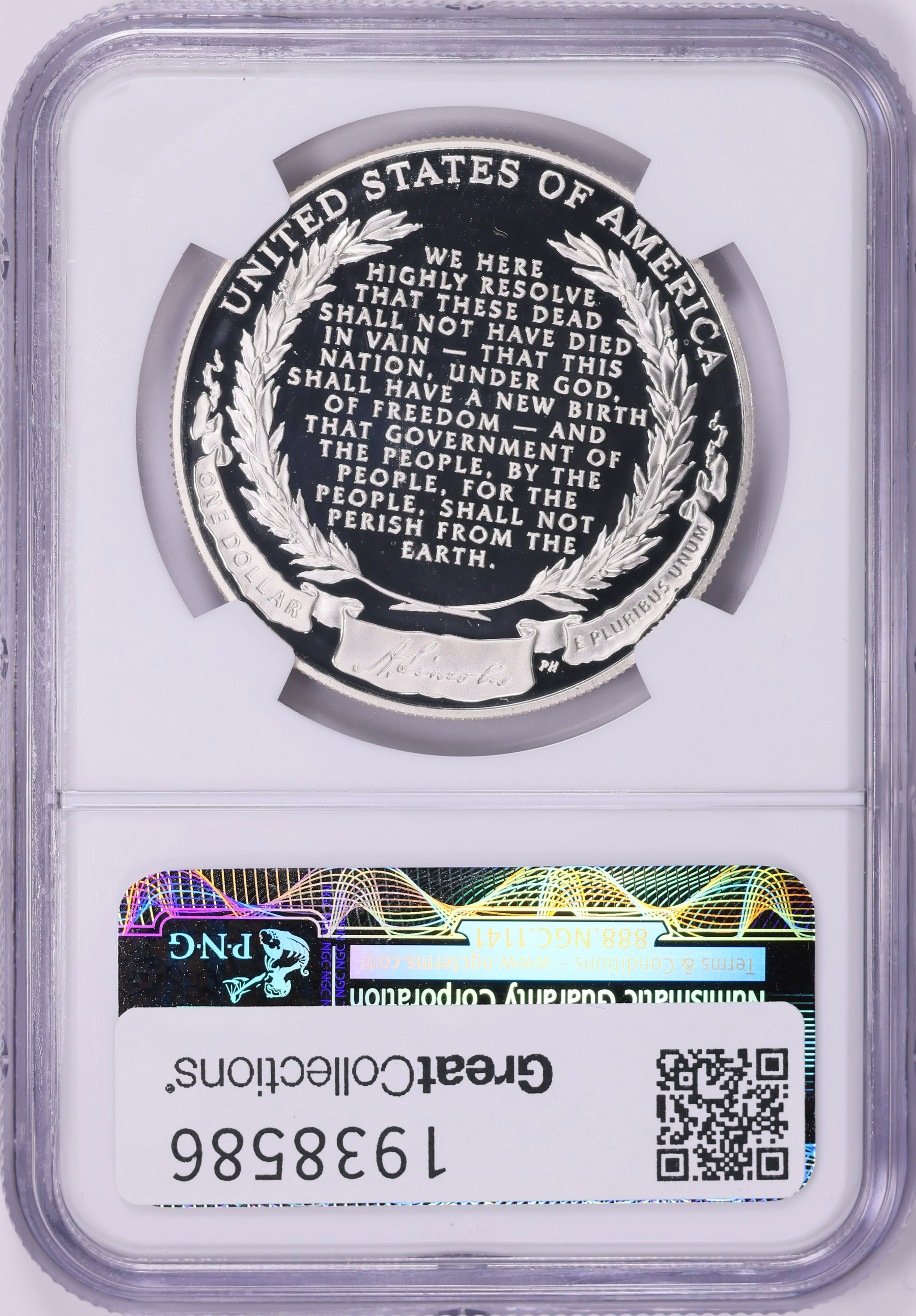 2009-P Abraham Lincoln Bicentennial Silver Dollar NGC Proof-69 UC