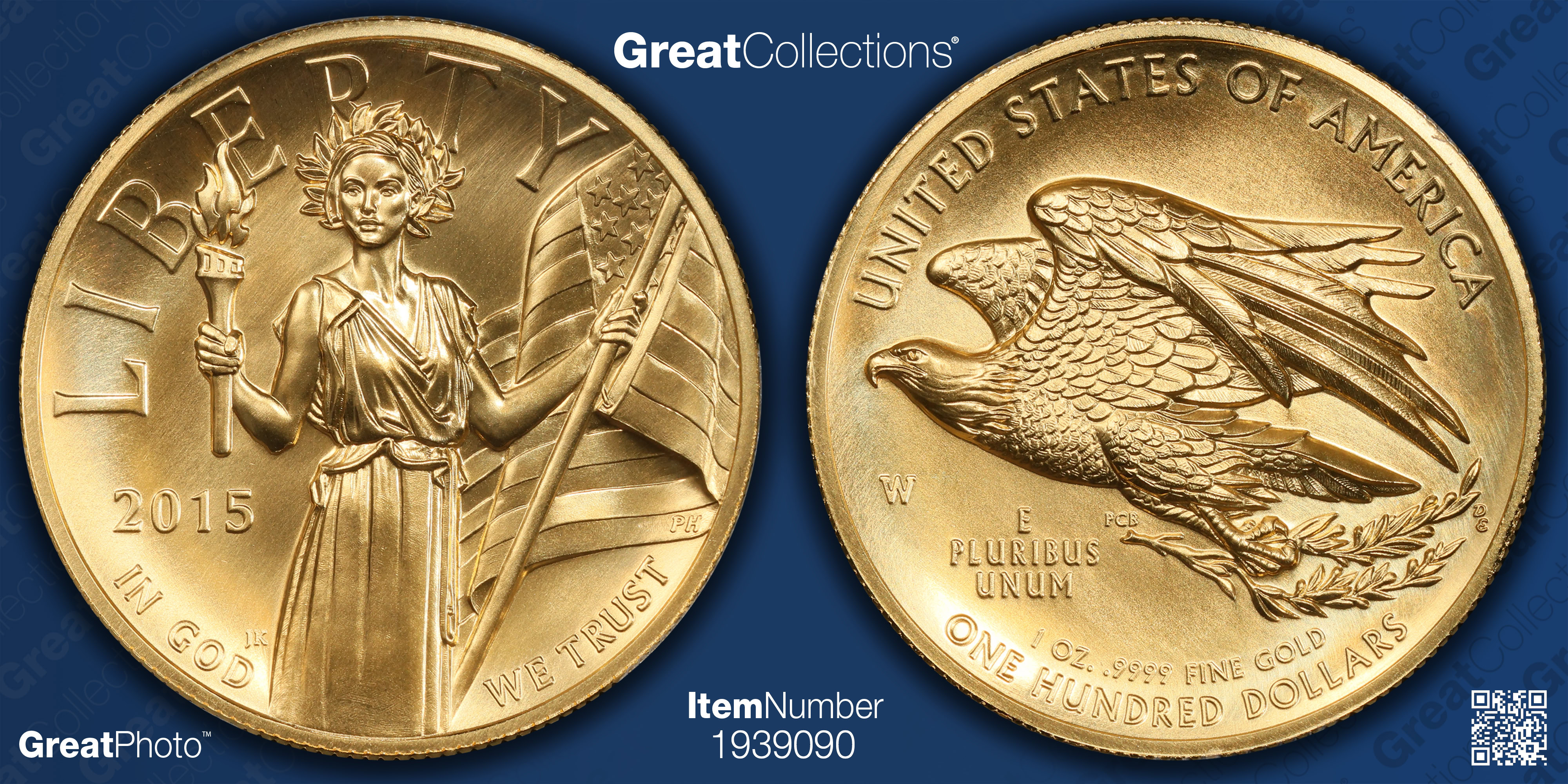 2015-W America Liberty High Relief $100 Gold First Strike PCGS MS
