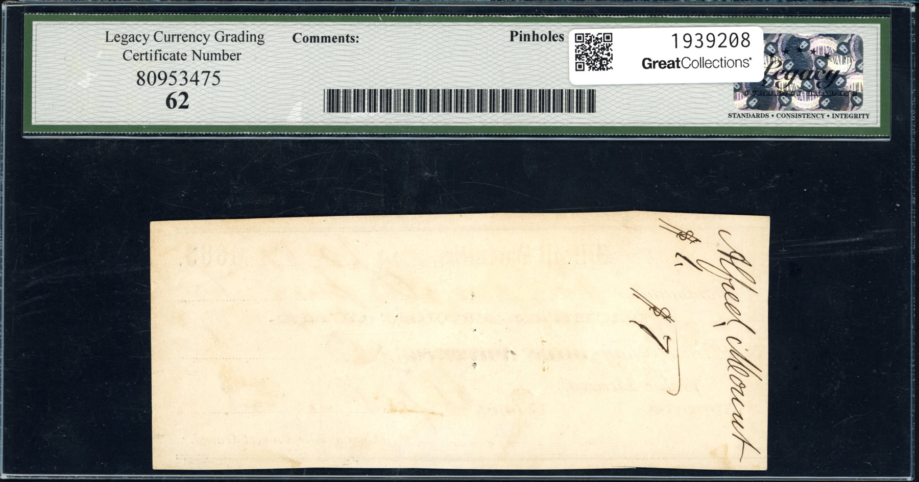 Sep. 17, 1865 Detroit, Michigan 29th Michigan Infantry $1 John Whiting ...