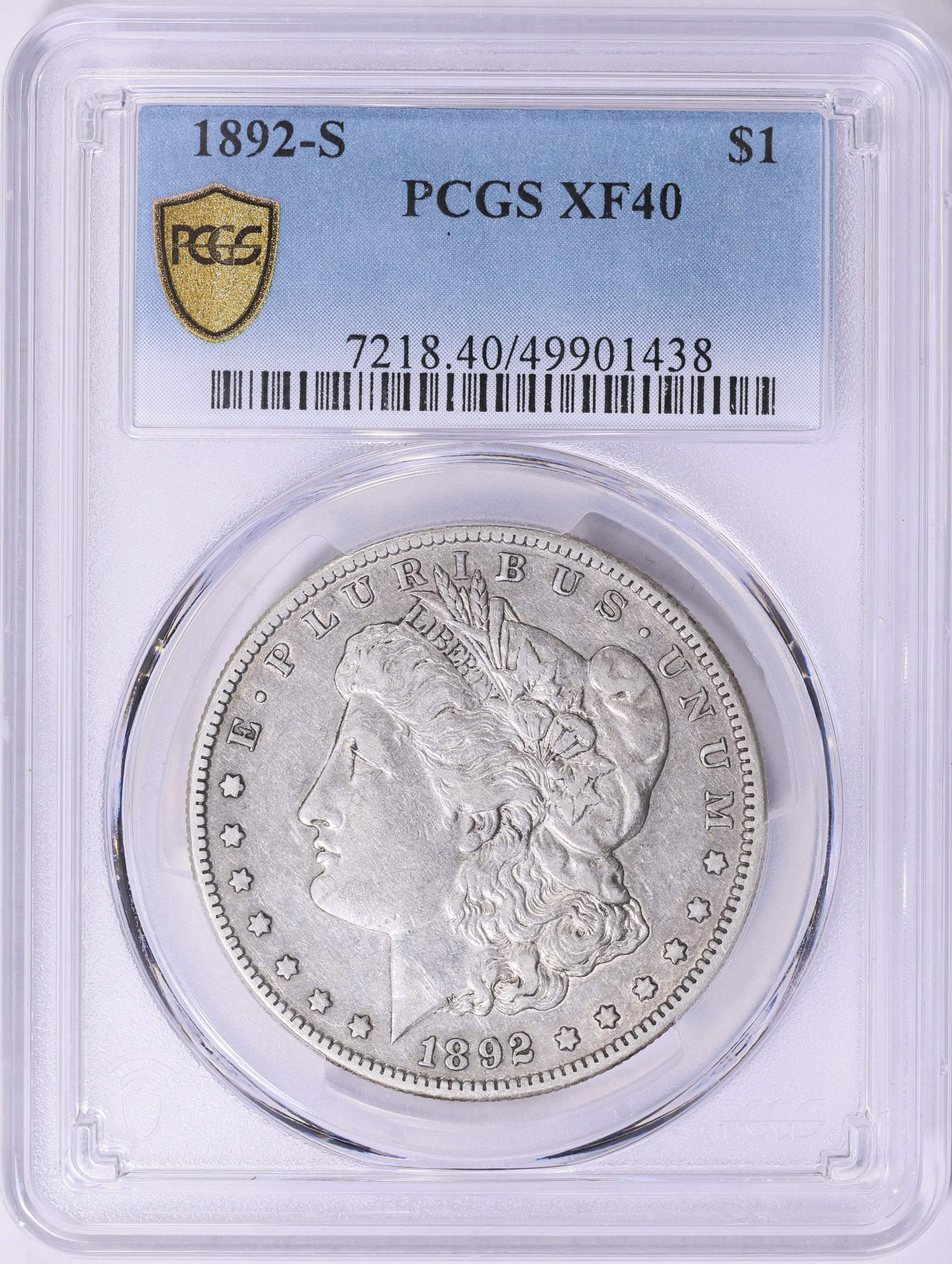 1892-S Morgan Silver Dollar PCGS XF-40 (Item 1940808 ...
