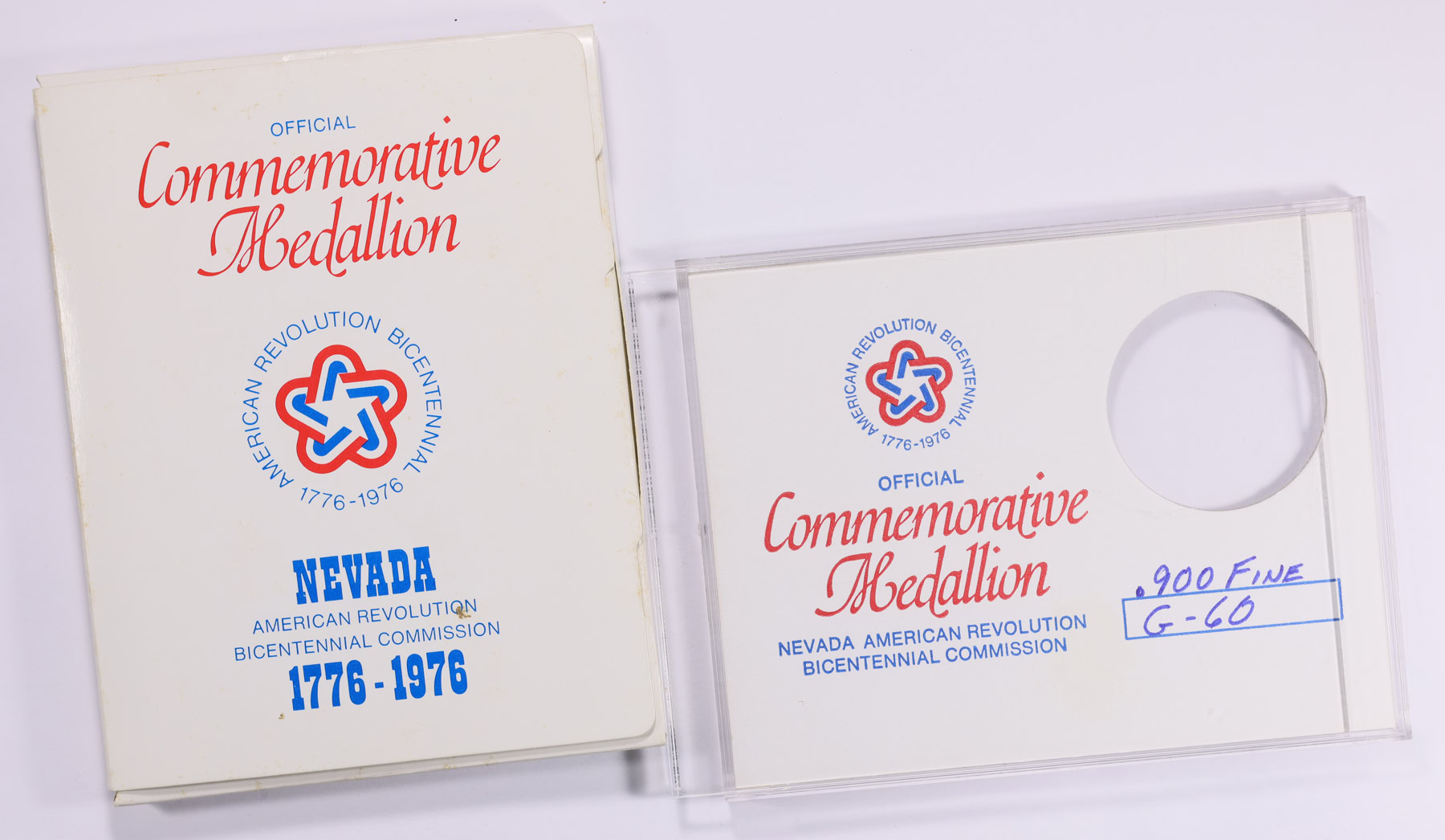1976-CC Gold American Revolution Bicentennial Nevada Commemorative