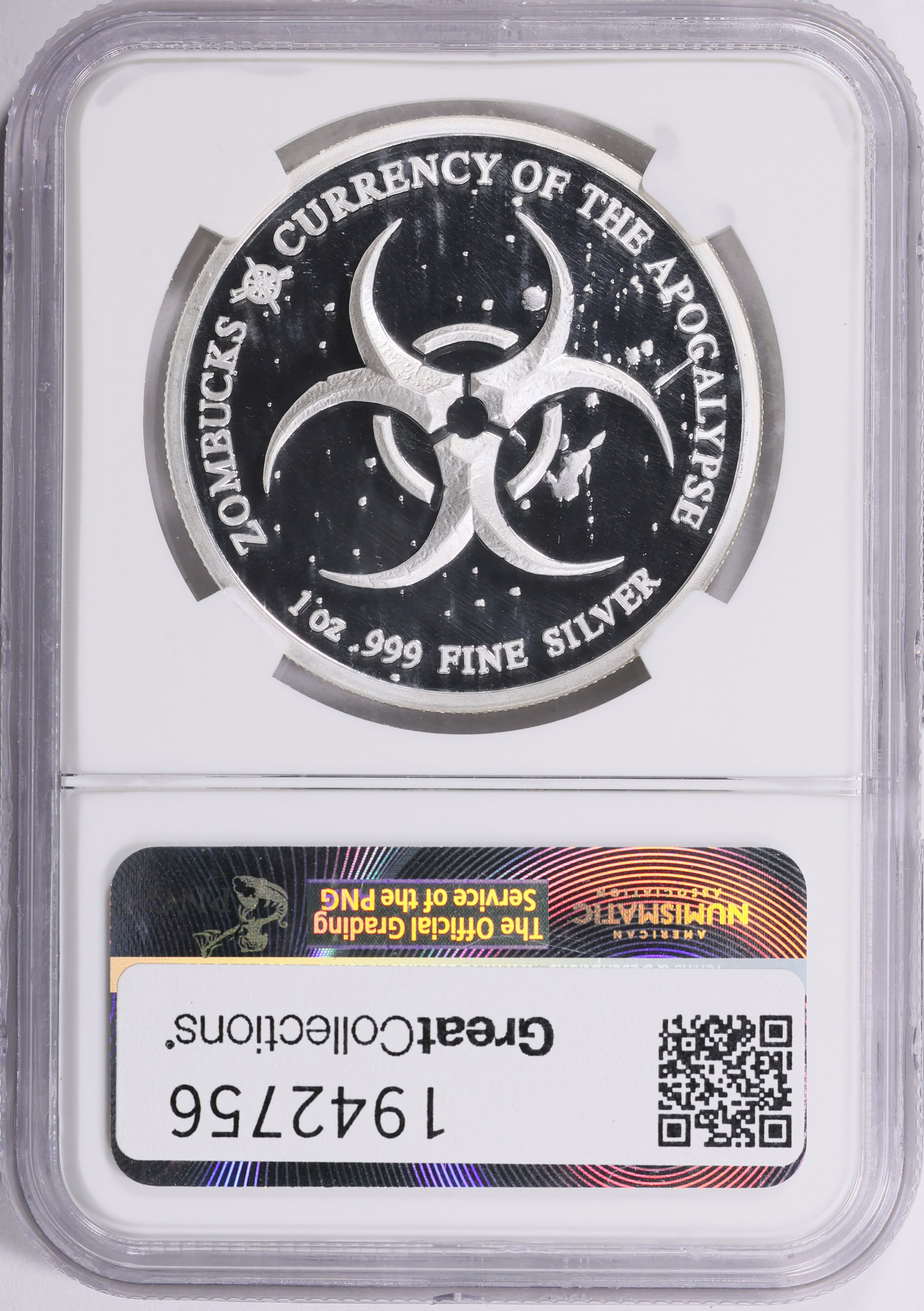 入手困難‼️ASTRO★2018シーグリ★ウヌセット 2017 Silver 1oz Z50 Zombucks Walker Round NGC Proof-70 UC | NGC