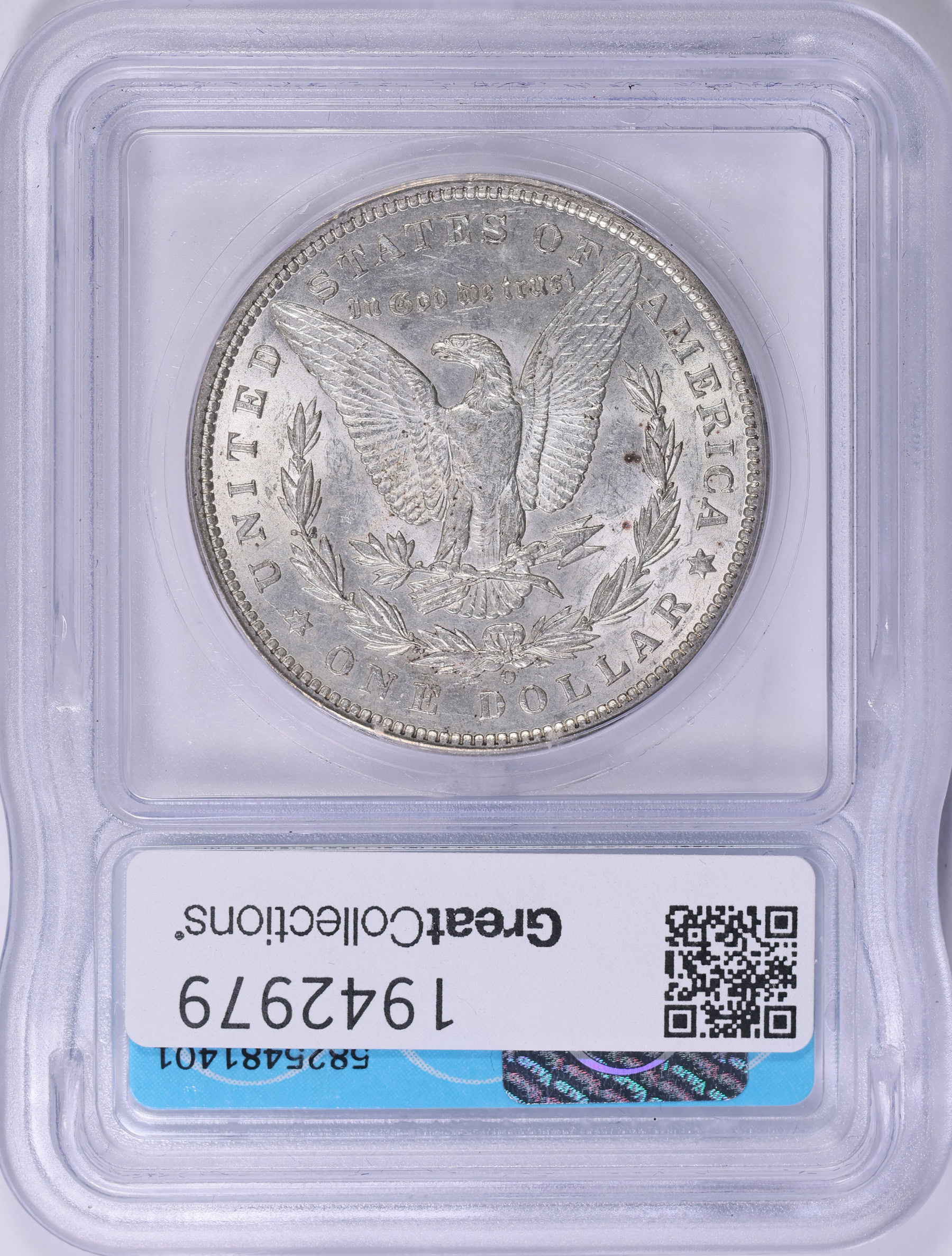 1897-O Morgan Silver Dollar ICG AU-58 (Item 1942979) | GreatCollections ...