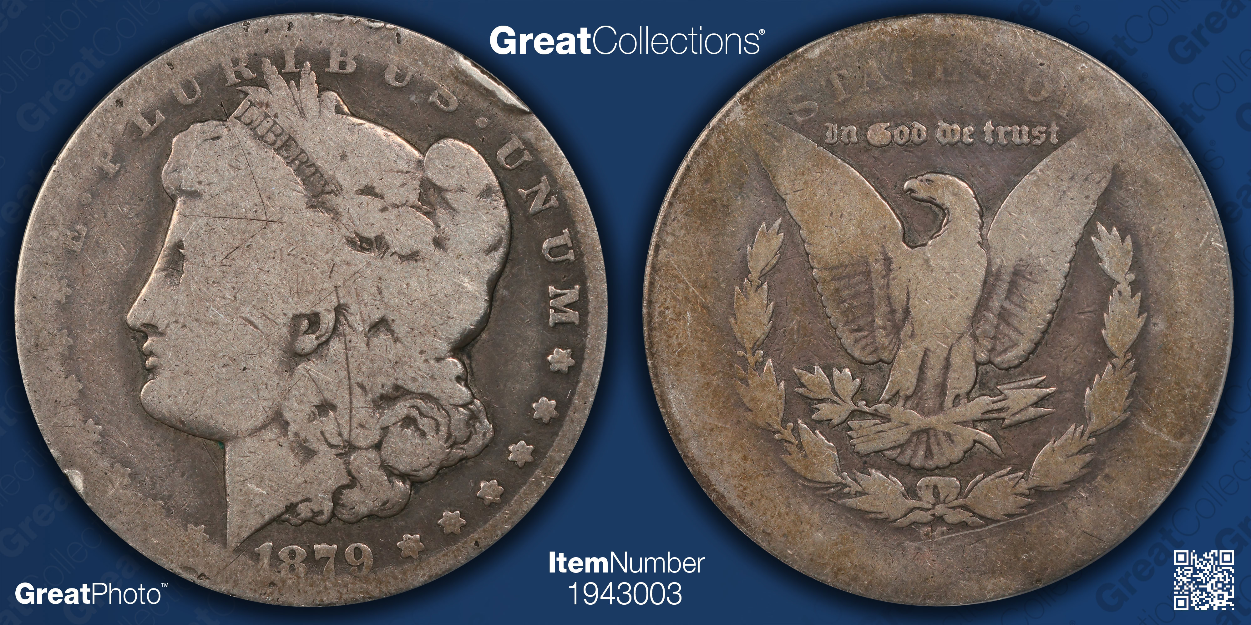 1879-CC Morgan Silver Dollar ANACS FR-02 (Item 1943003 ...