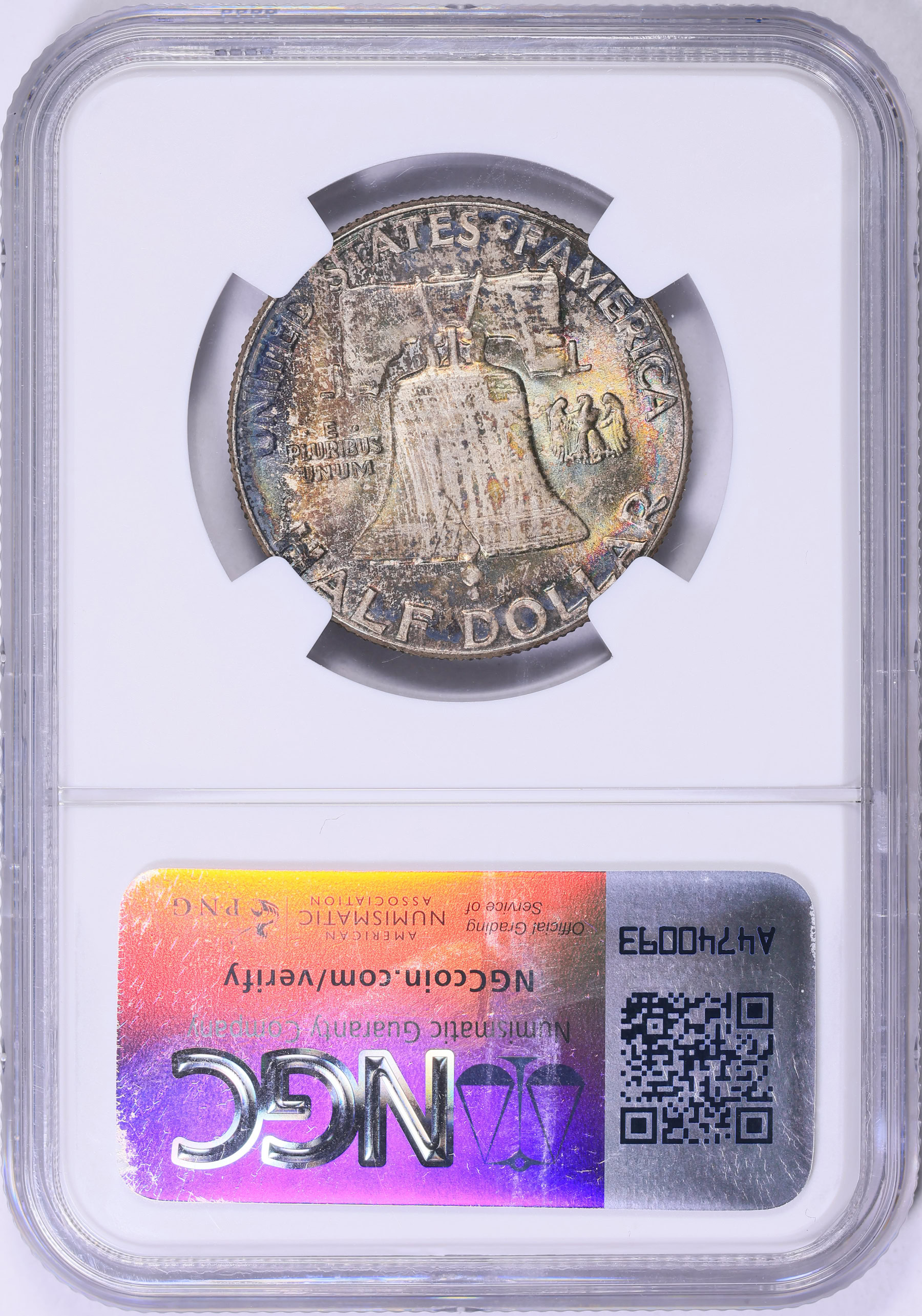 1954 Franklin Half Dollar Bugs Bunny FS-402 NGC MS-64 (Toned