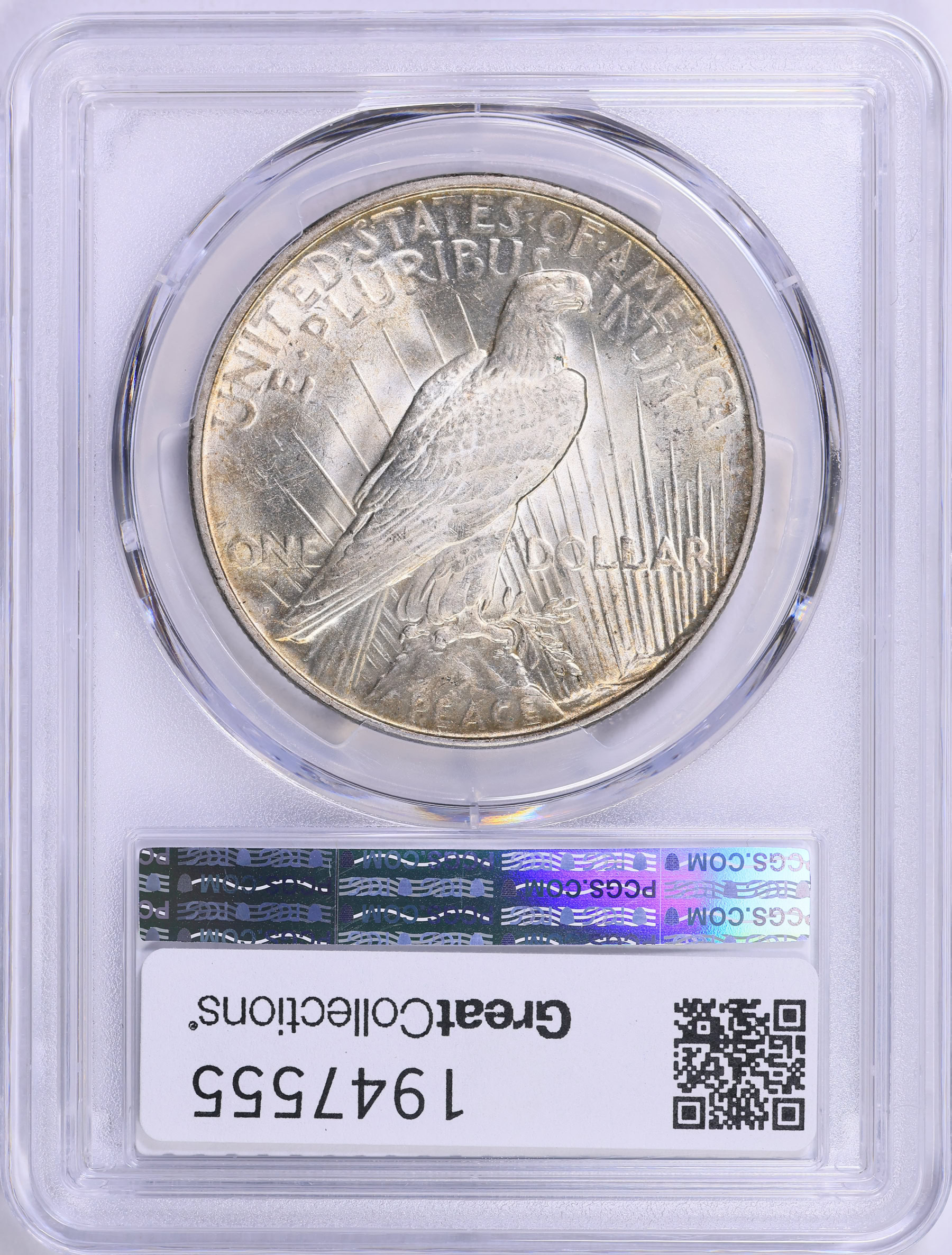1927-D Peace Silver Dollar PCGS MS-61 (Toned) (Item 1947555 ...