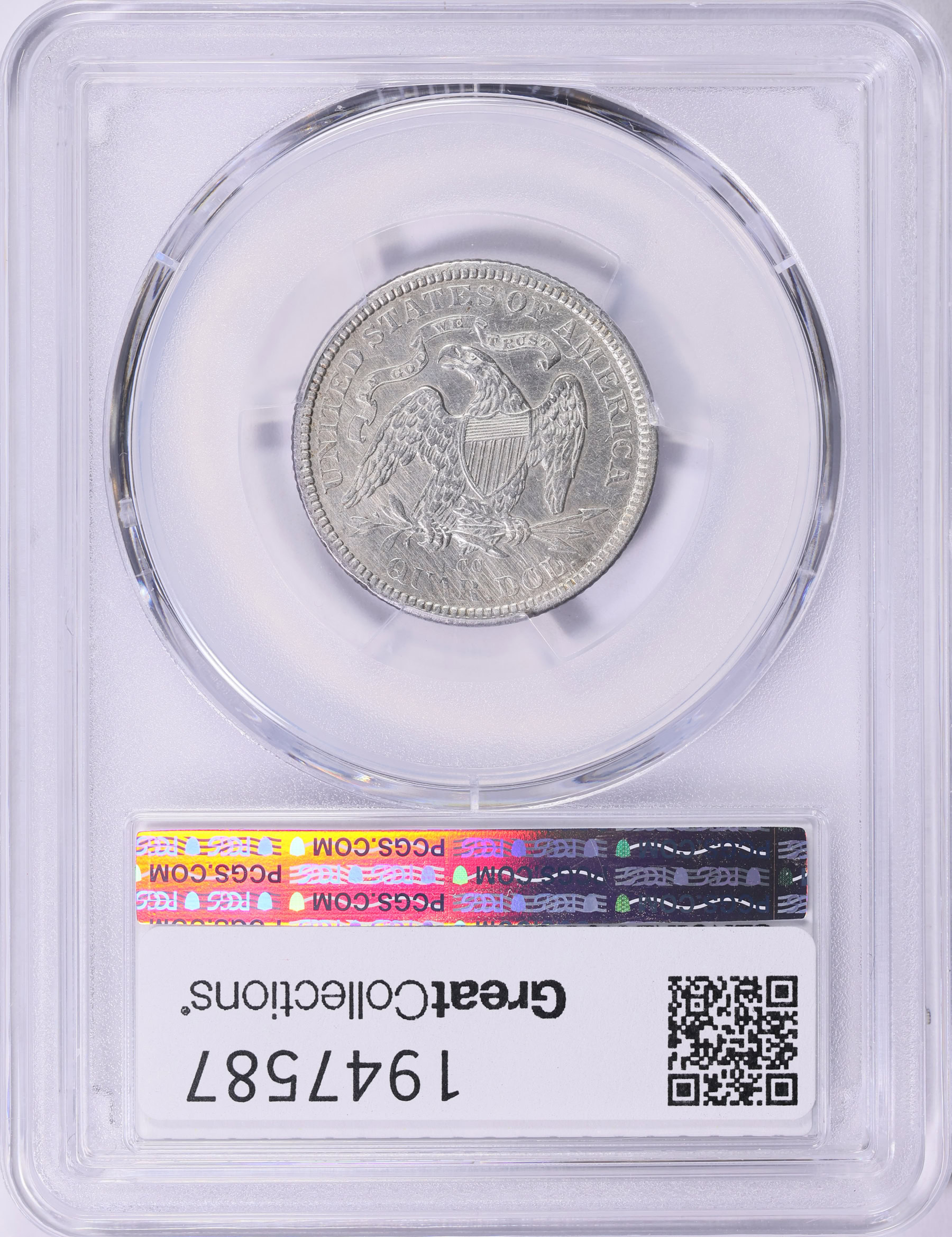 1877-CC Seated Liberty Quarter PCGS Genuine AU Details (Item 1947587 ...