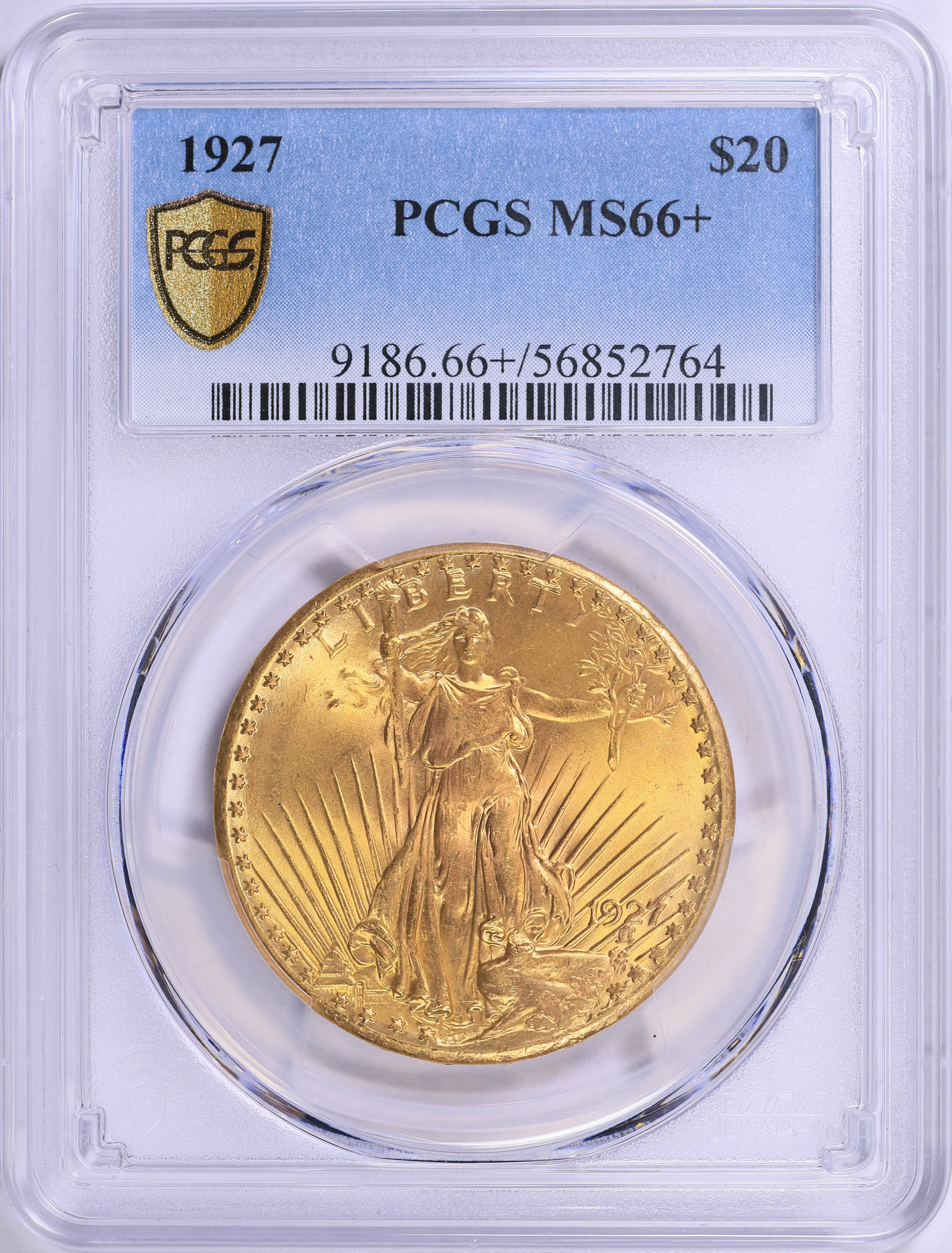 1927 Saint-Gaudens Gold Double Eagle PCGS MS-66+ (Item 1948389