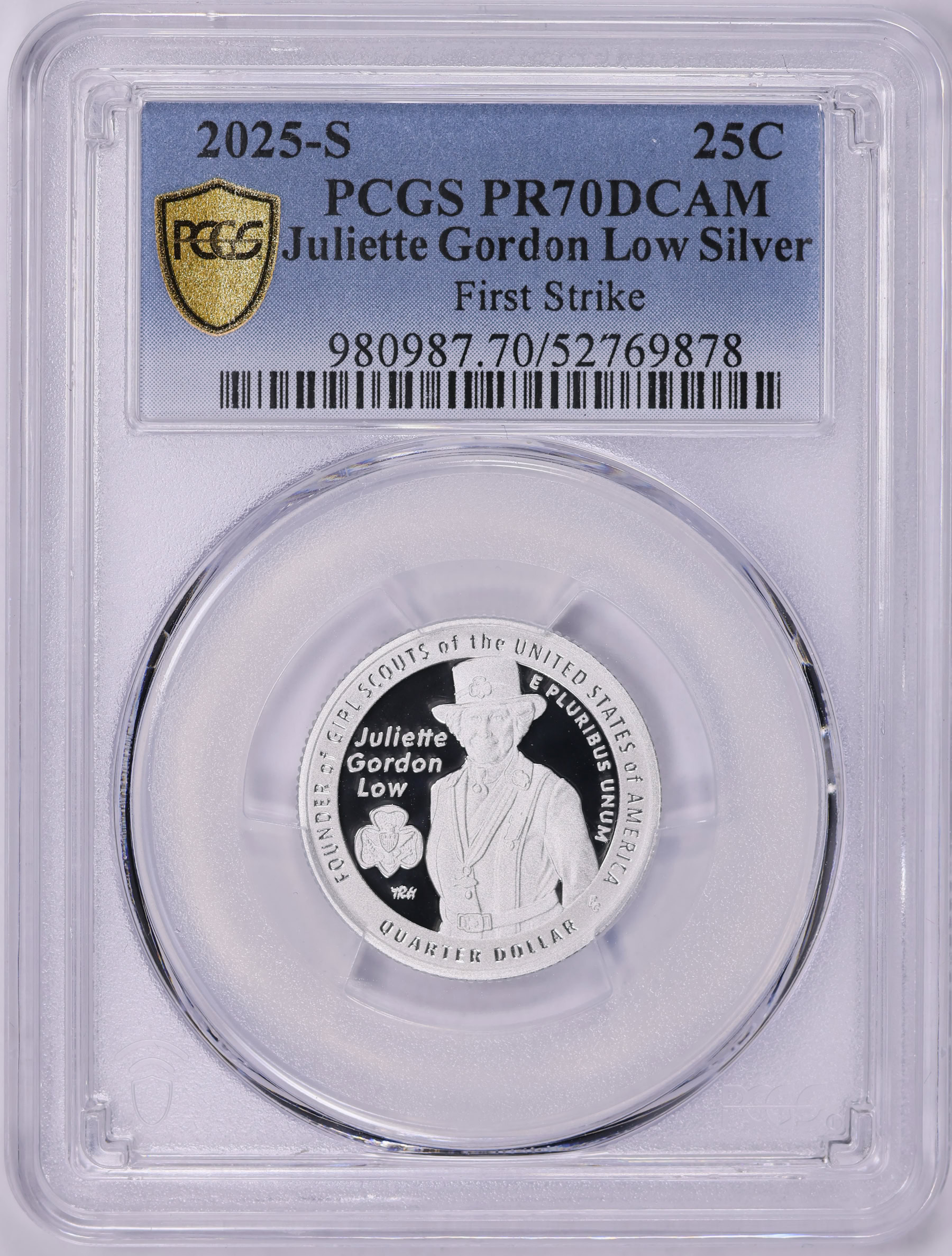 2025-S American Women Quarter Juliette Gordon Low Silver First