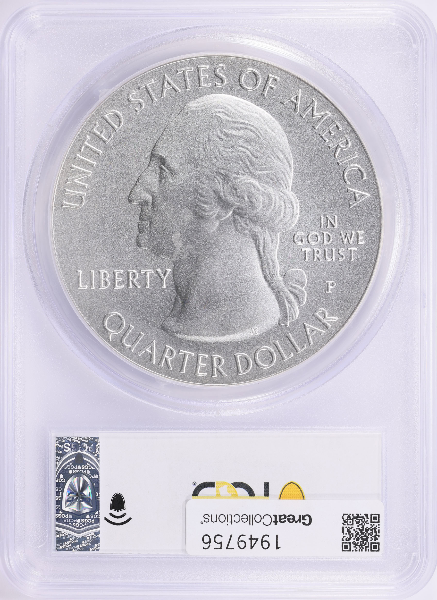 2012-P America the Beautiful 5 oz. Silver Quarter El Yunque NP