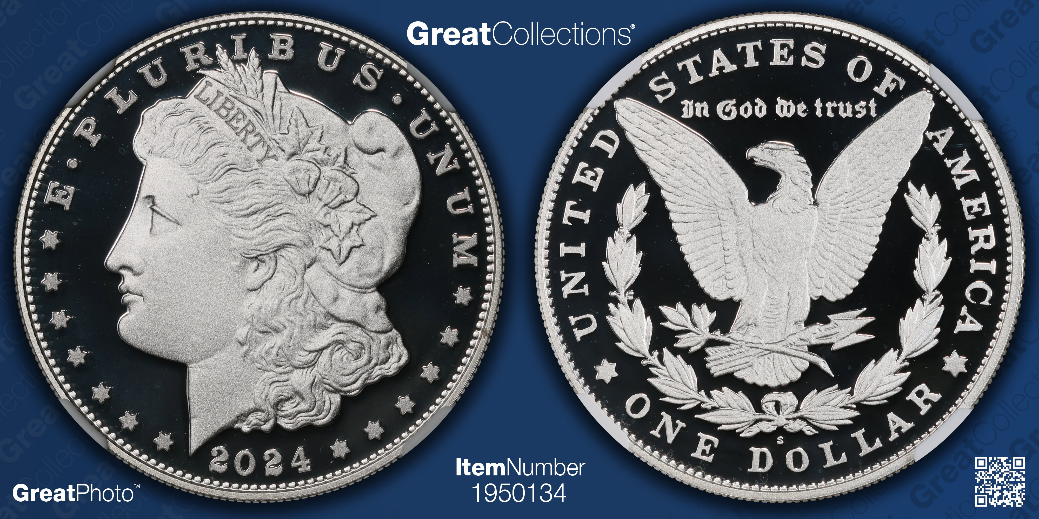 2024-S Morgan Silver Dollar First Day of Issue NGC Proof-70 UC