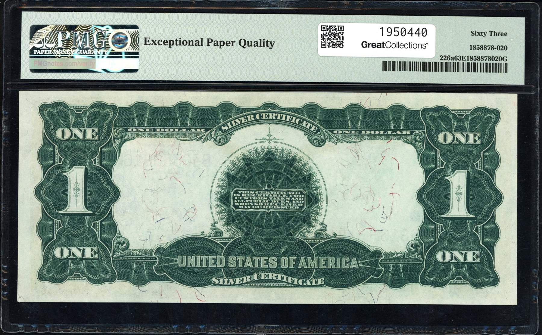 Fr. 226a 1899 $1 Silver Certificate Note Lyons / Roberts PMG