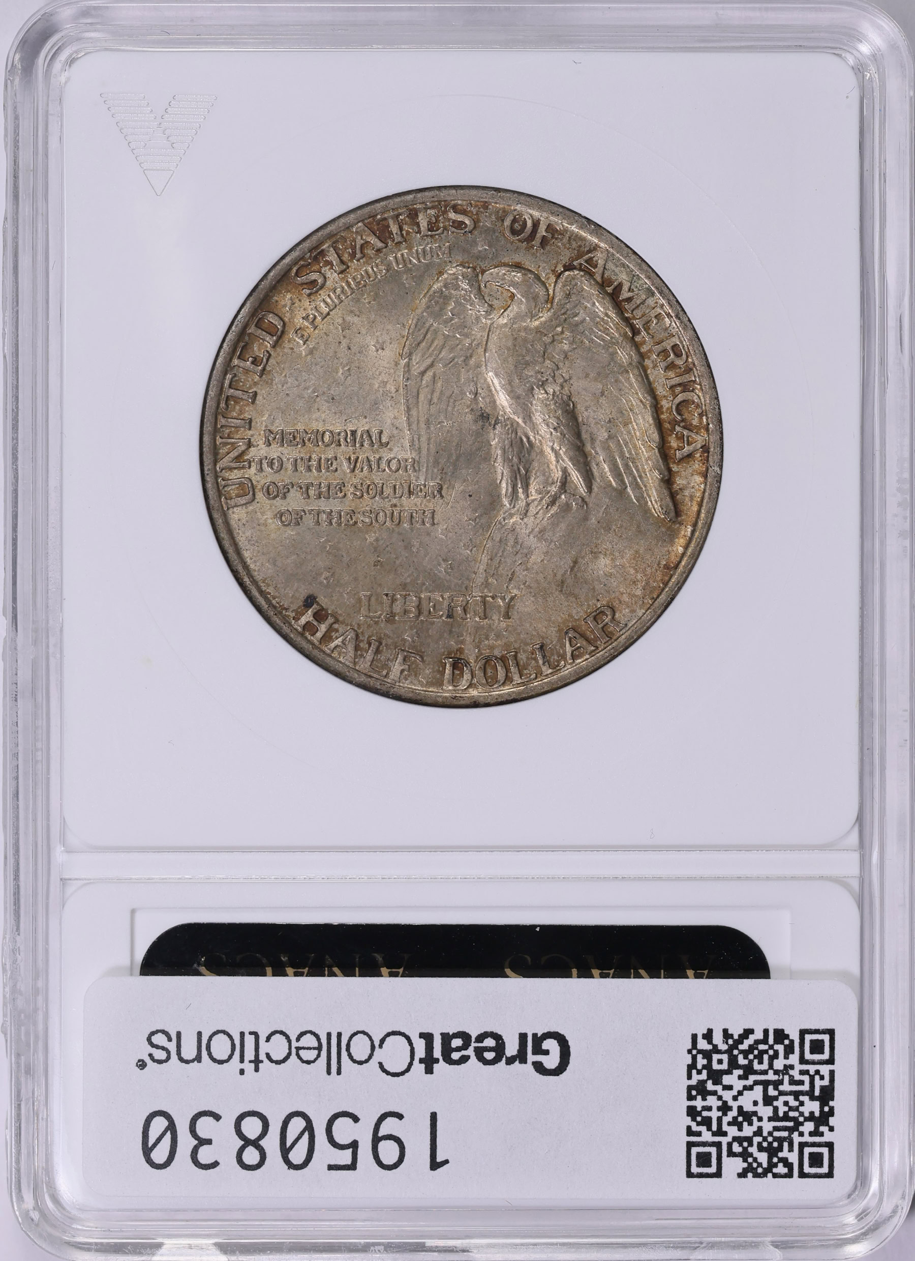 1925 Stone Mountain Memorial Half Dollar Doubled Die Reverse ANACS