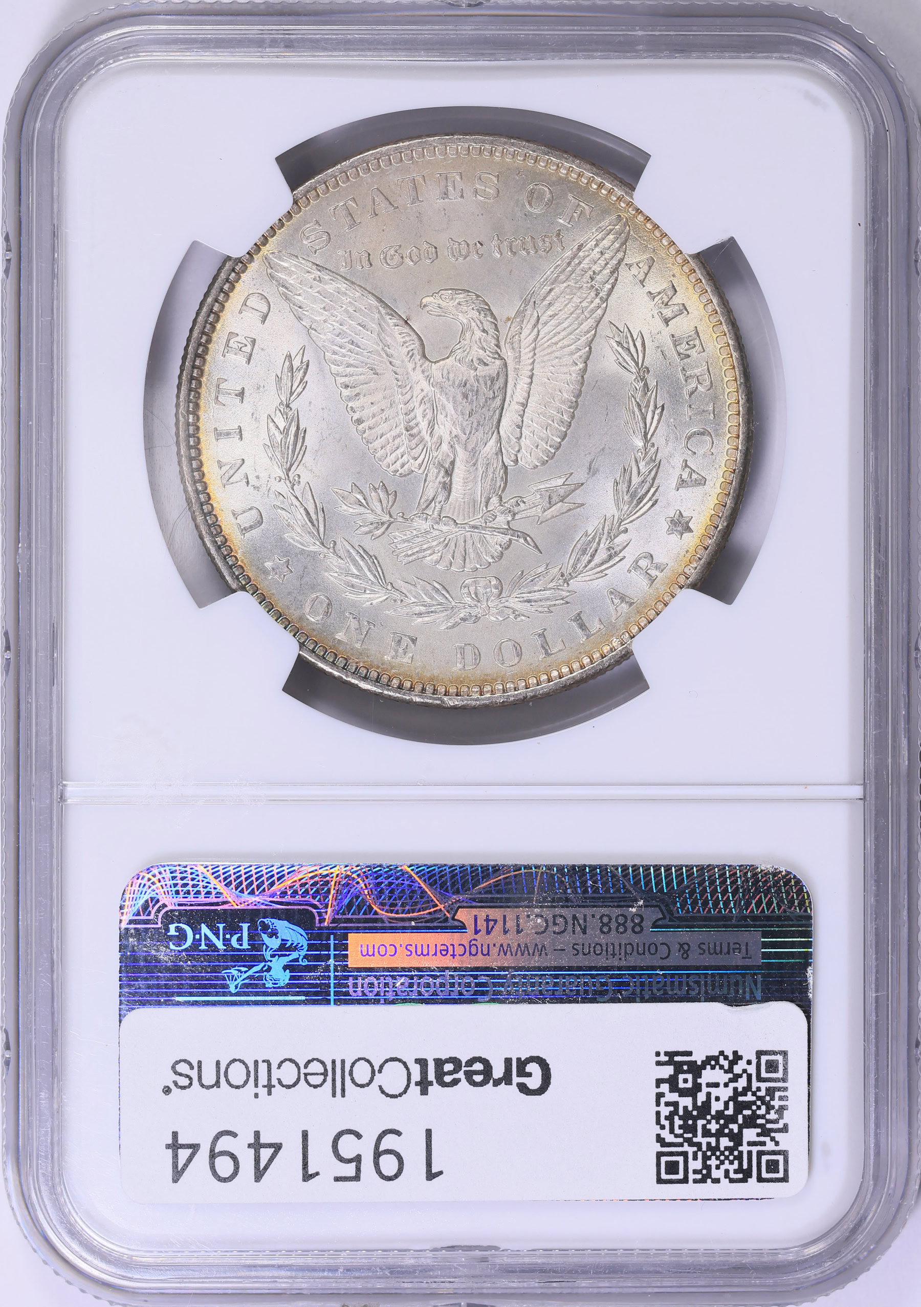 1889 Morgan Silver Dollar NGC MS-63 (Toned) (Item 1951494
