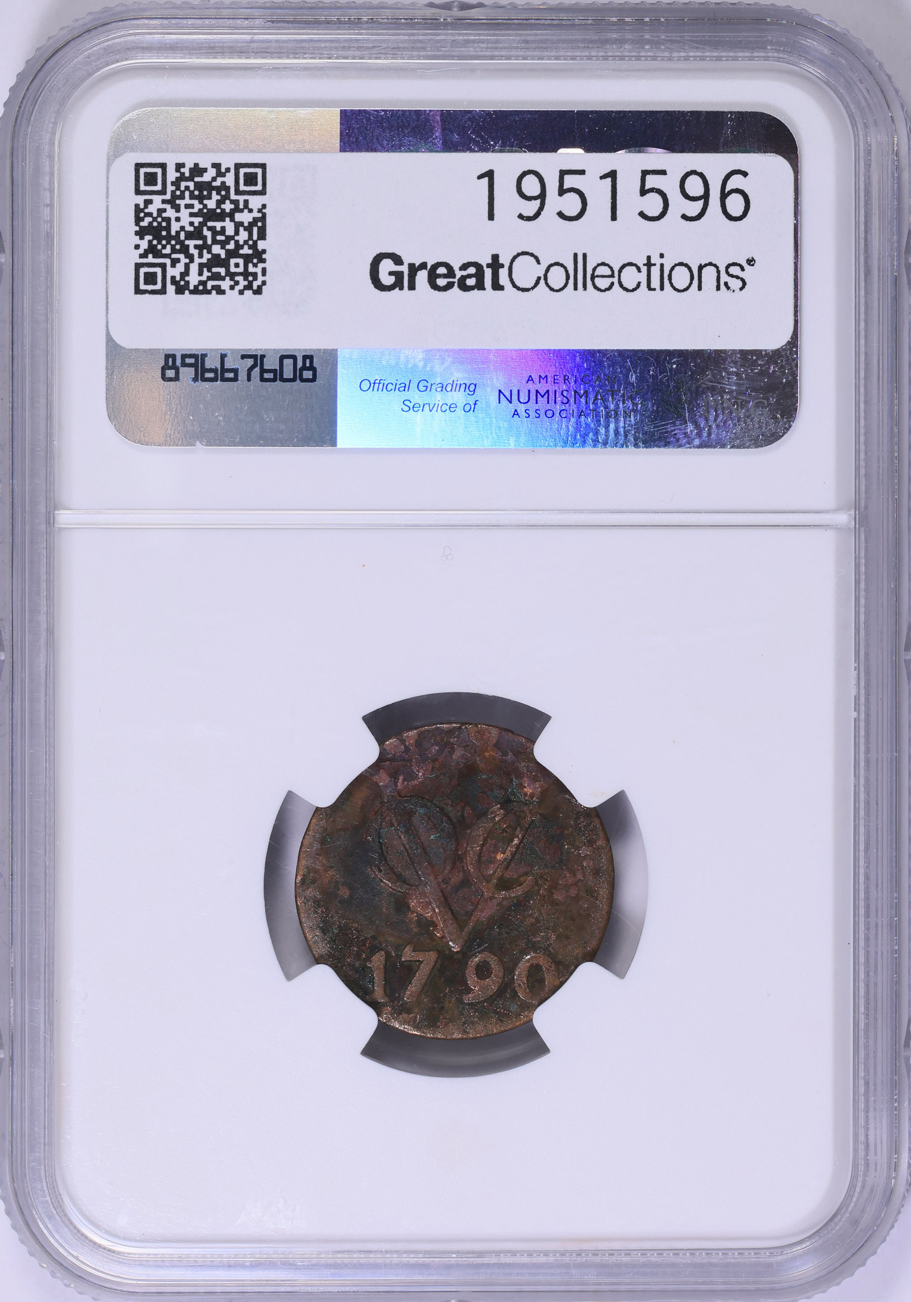 Netherlands - East Indies (1726-94) Duit VOC First New York Penny