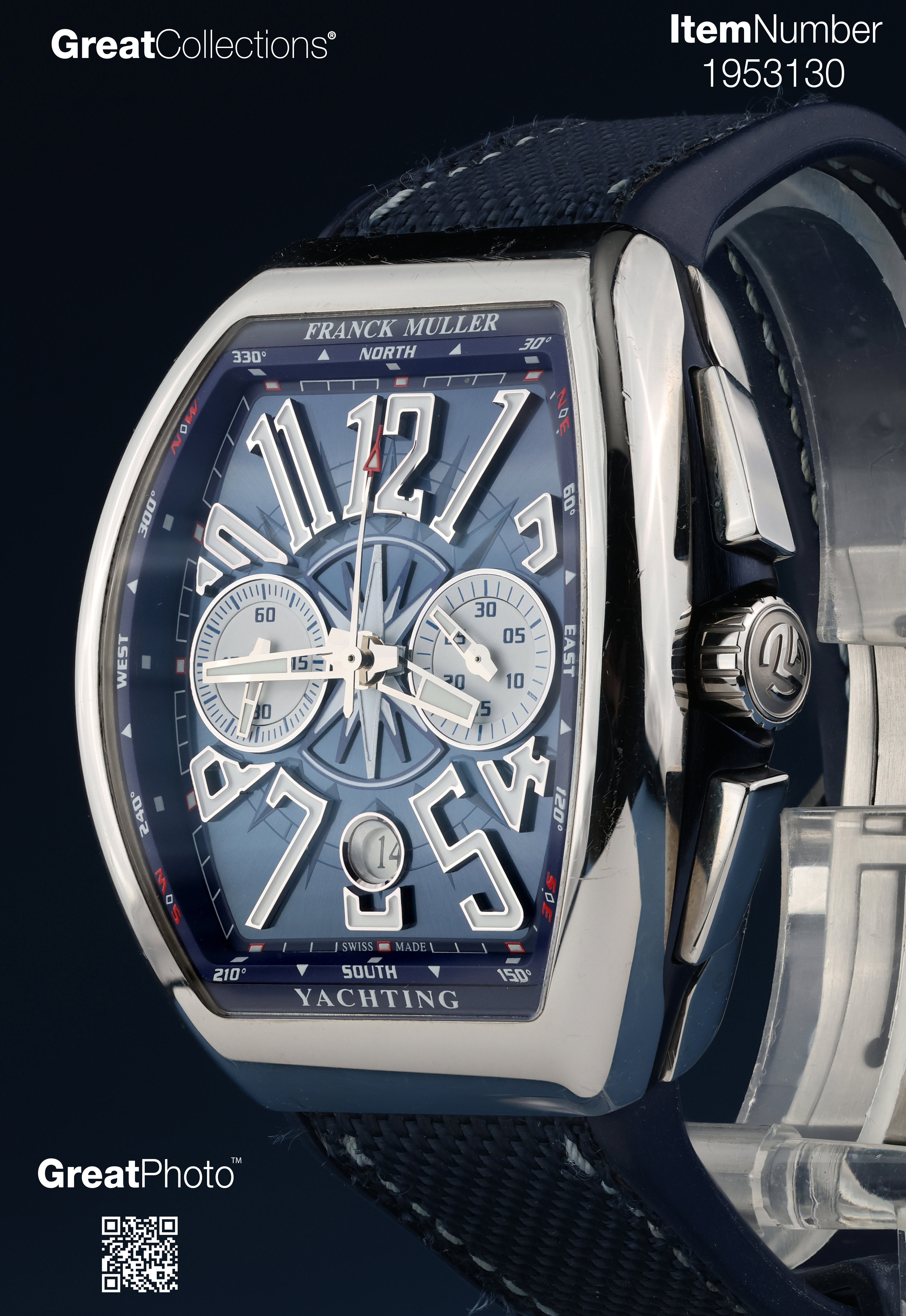 Franck Muller Geneve King Vanguard/Conquistador Yachting *Master 