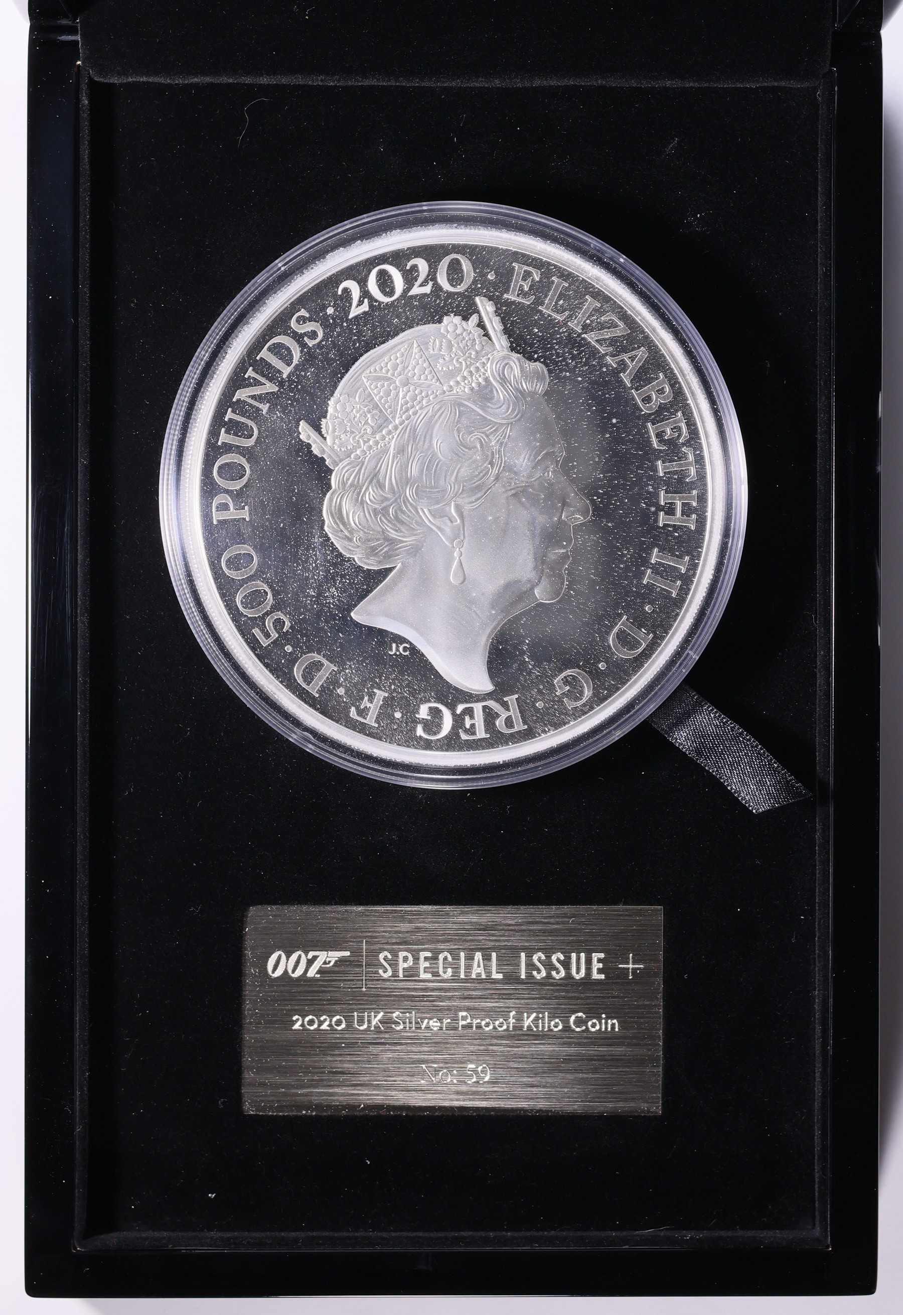 Great Britain 2020 Silver £500 007 Special Issue Kilo Proof Uncertified ...