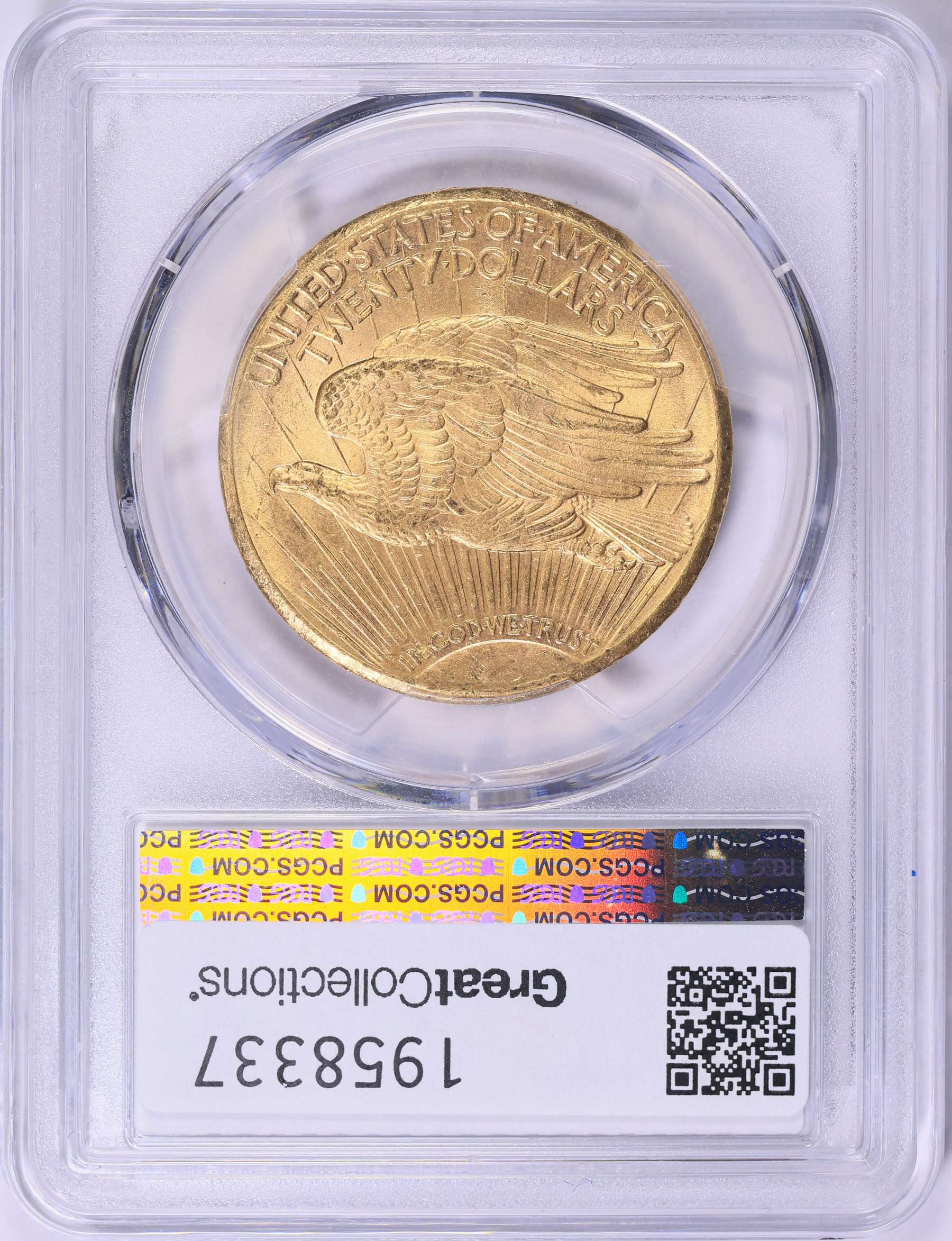 1927-S Saint-Gaudens Gold Double Eagle PCGS MS-64 (CAC Green