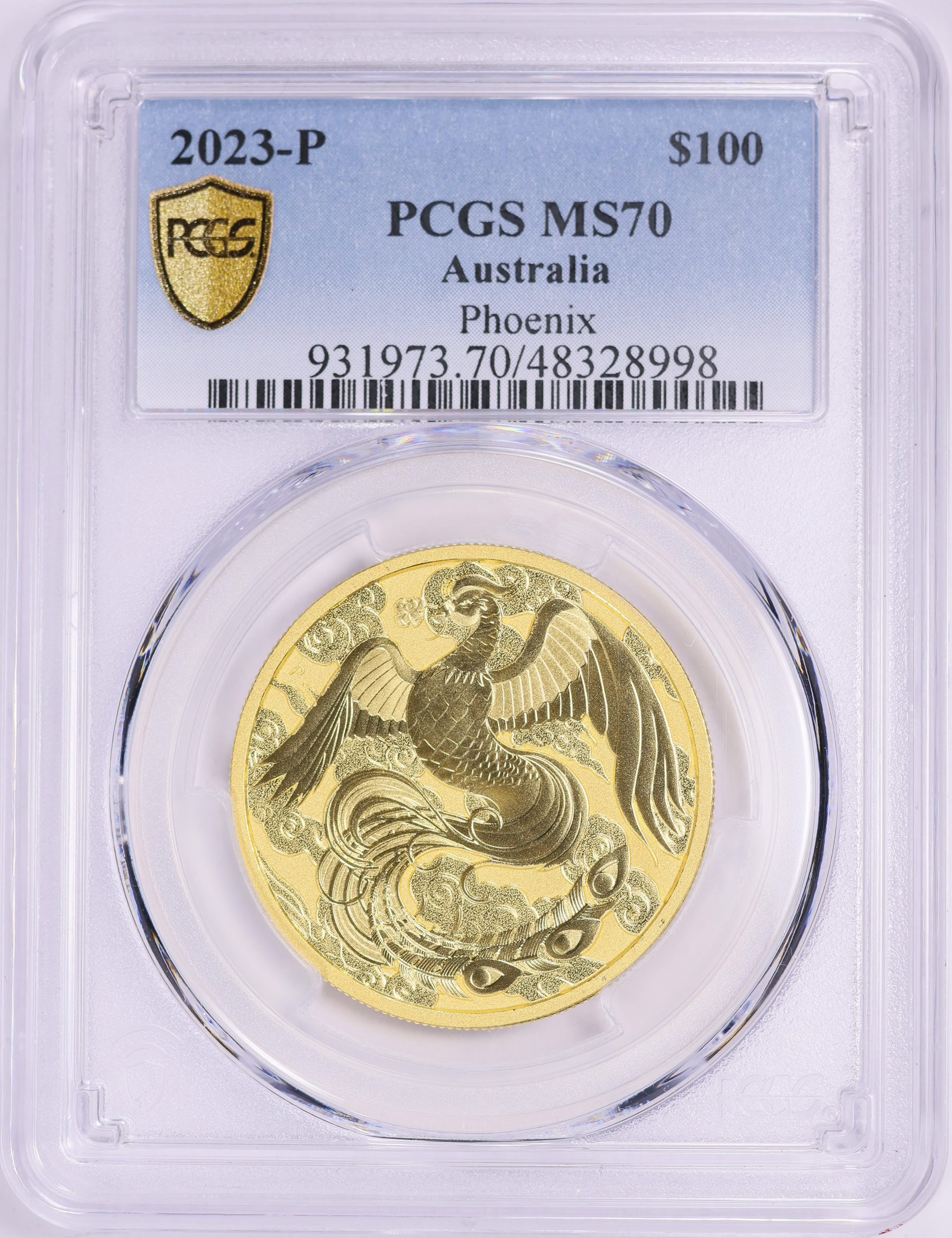☆日終【PCGS PL70 ☆P社TOP最高鑑定】2023 カザフスタン トゥイエ