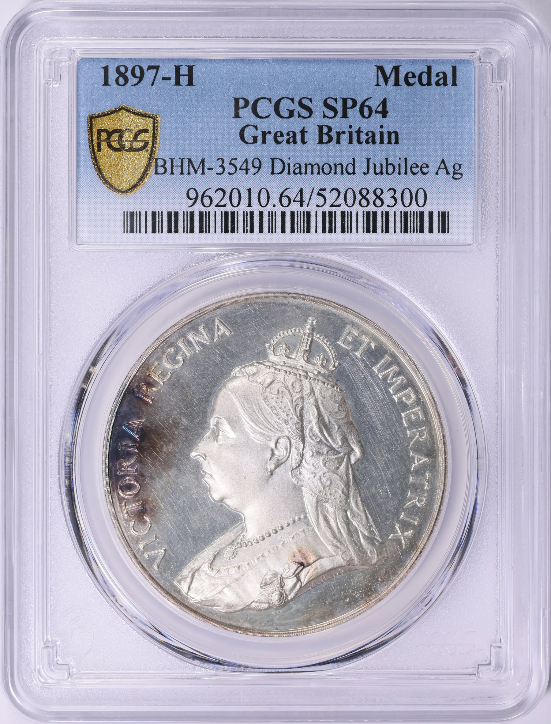 カナダ 1897 Diamond Jubilee 2＄ 未使用1種 Medal - Diamond Jubilee Queen Victoria - Canada – Numista
