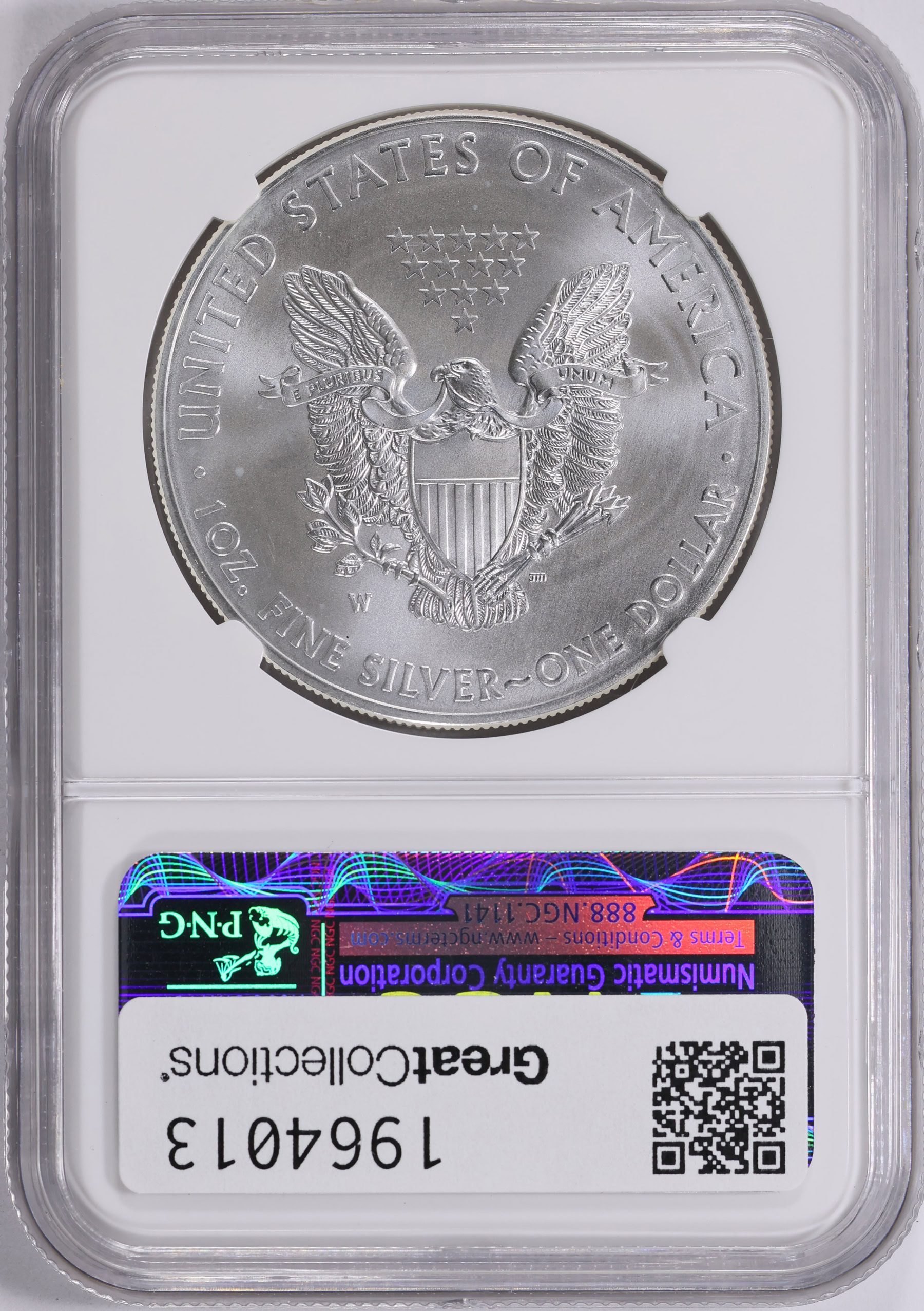 2012-W $1 Silver Eagle Burnished NGC MS-69 (Item 1964013