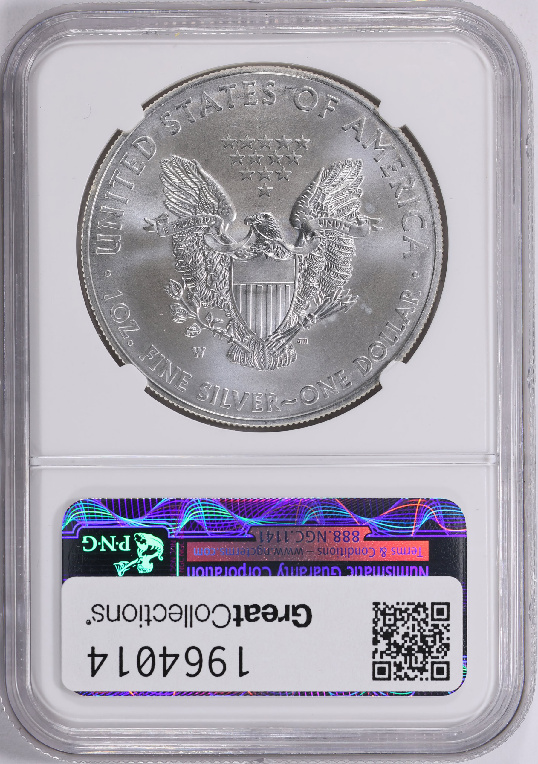 2012-W $1 Silver Eagle Burnished NGC MS-69 (Item 1964014