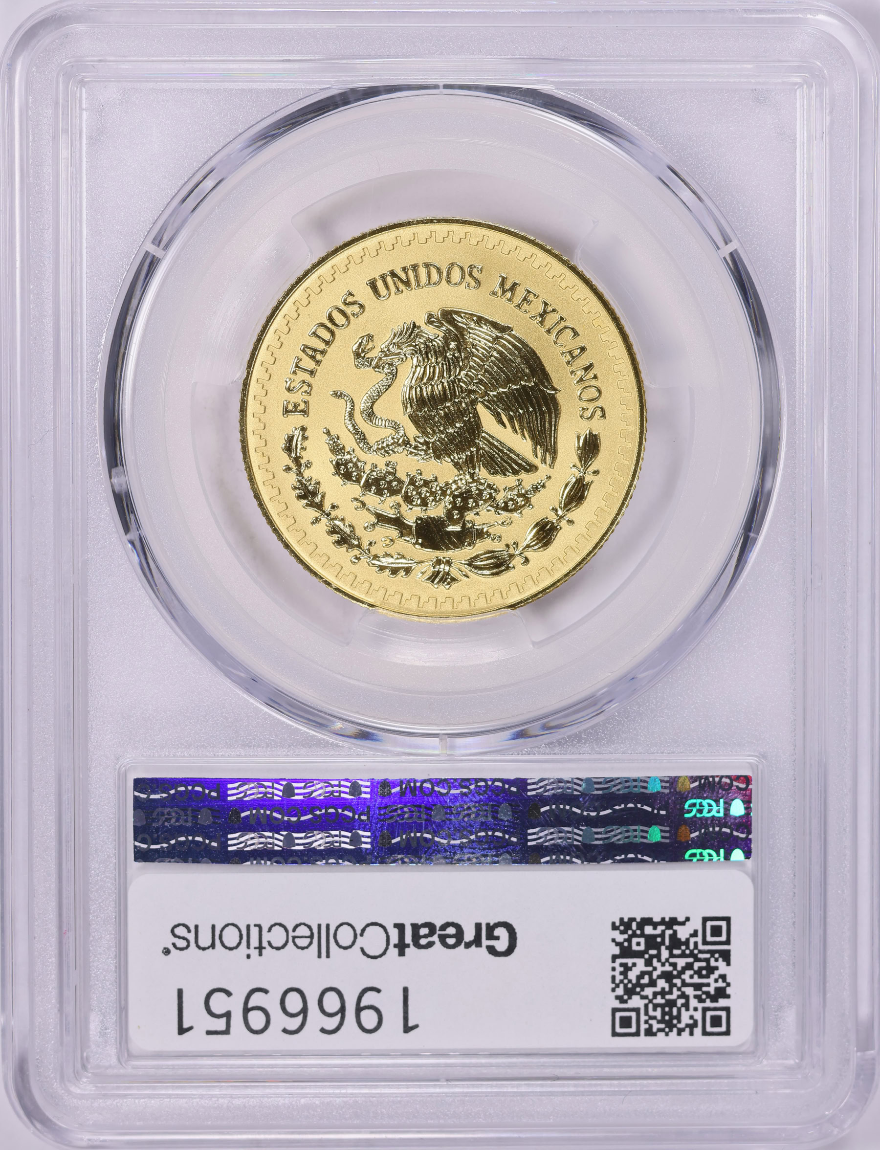Mexico 2024-Mo Gold 1/2 Onza Libertad Reverse Proof KM-674 PCGS