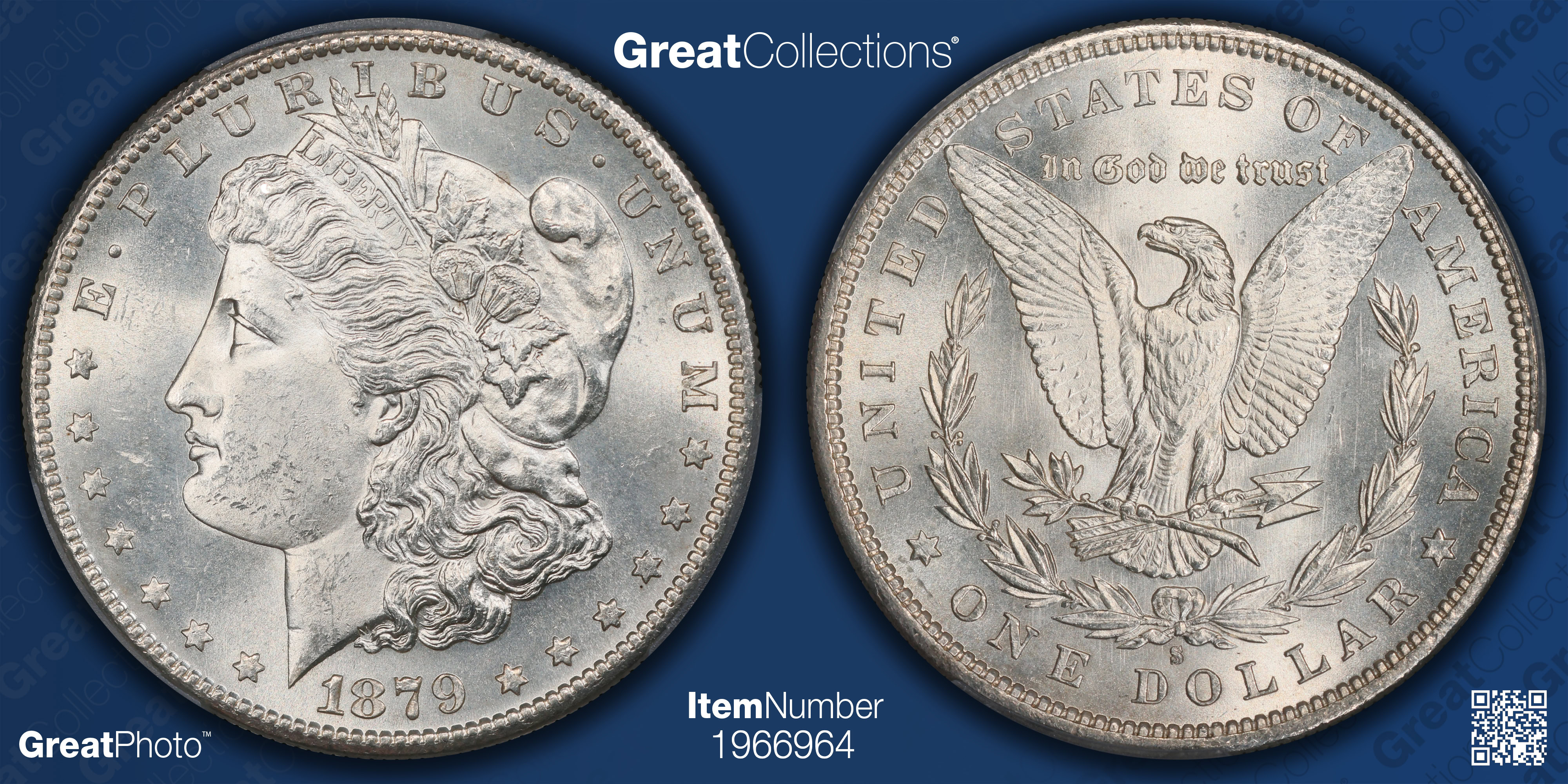 1879-S Morgan Silver Dollar PCGS MS-64 (Item 1966964 ...
