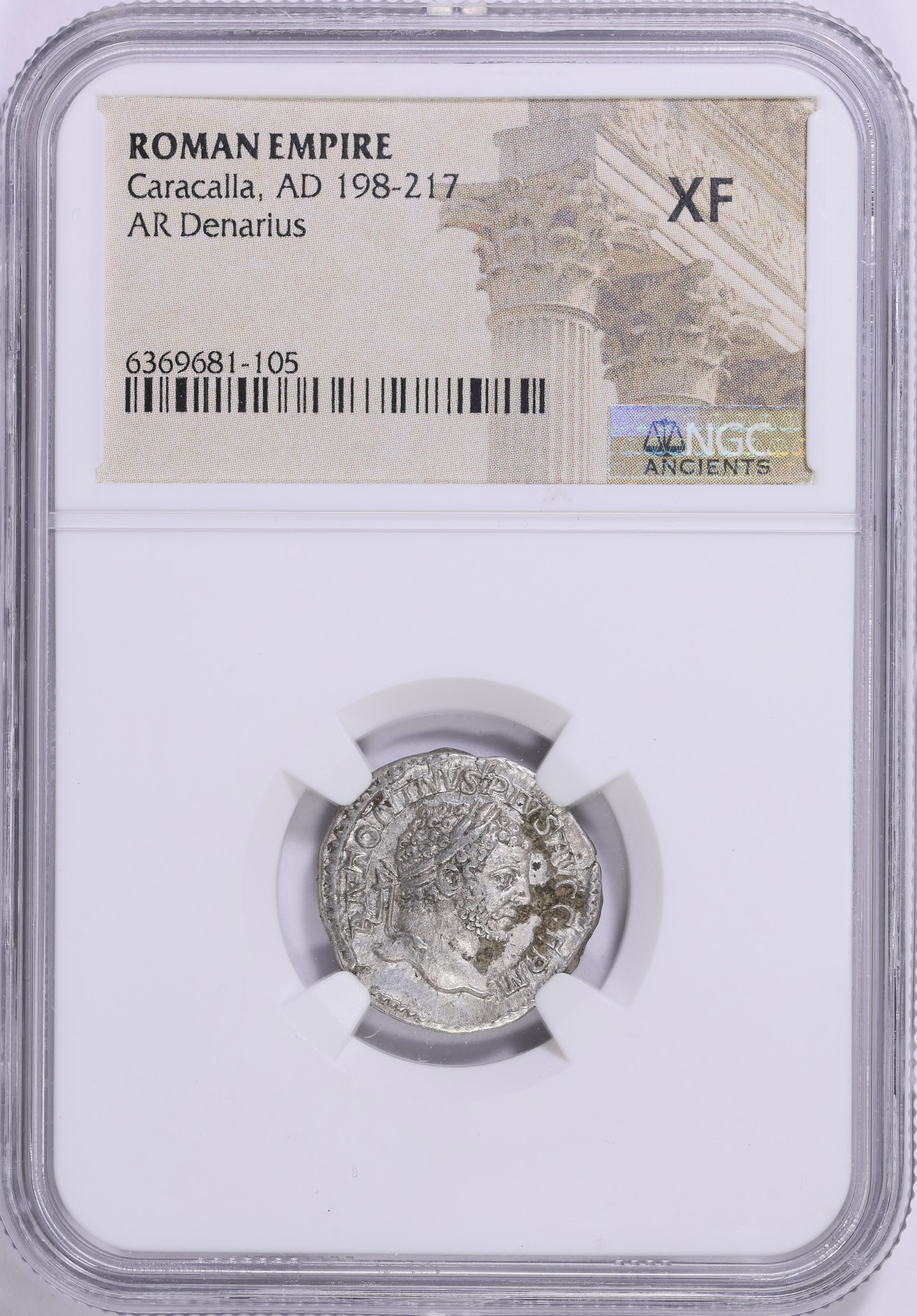 レア！古代ローマ帝国 カラカラ帝 】 AD198 - 217 NGC XF 【公式通販】