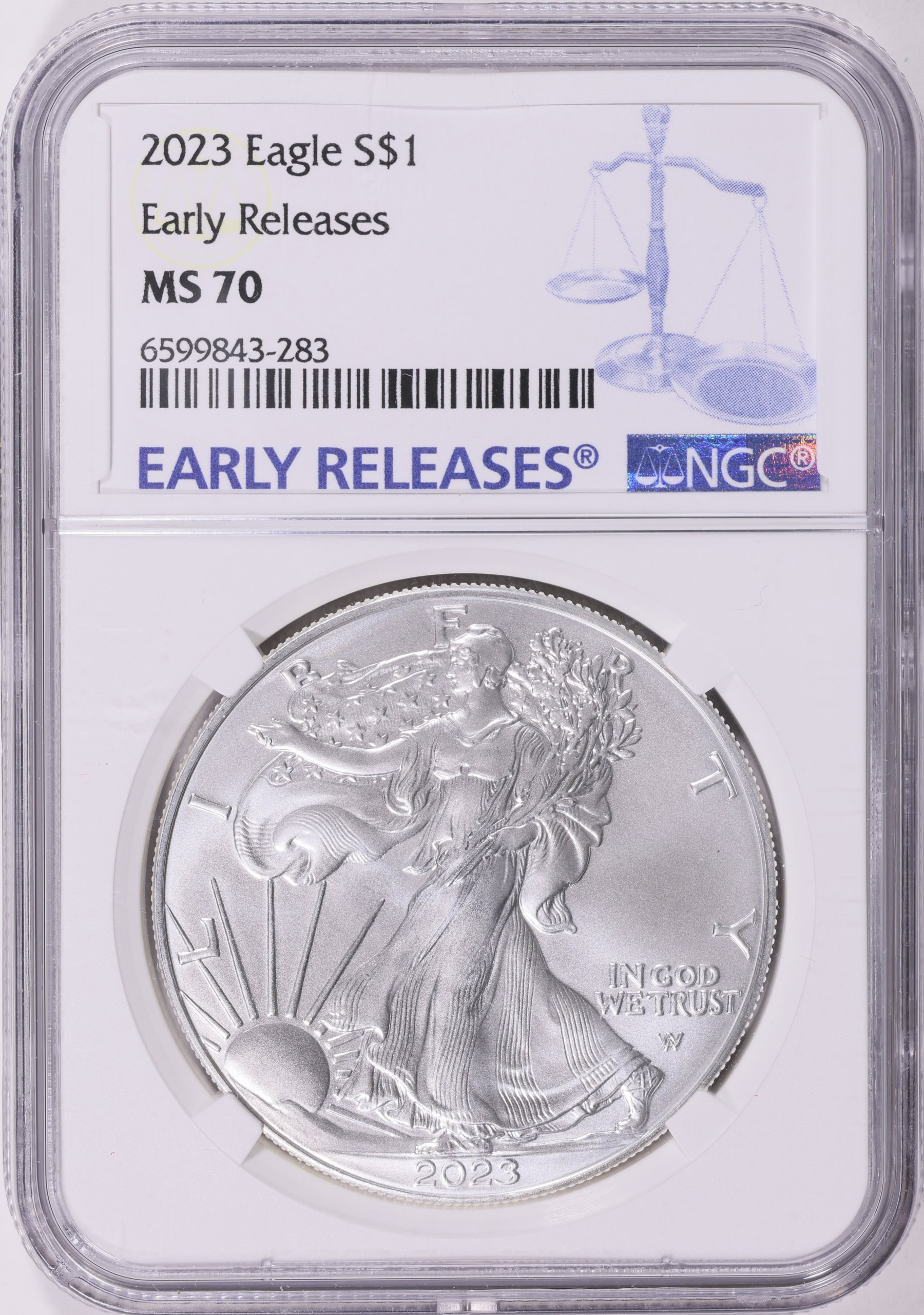 2023 $1 Silver Eagle Early Releases NGC MS-70 (Item 1968807