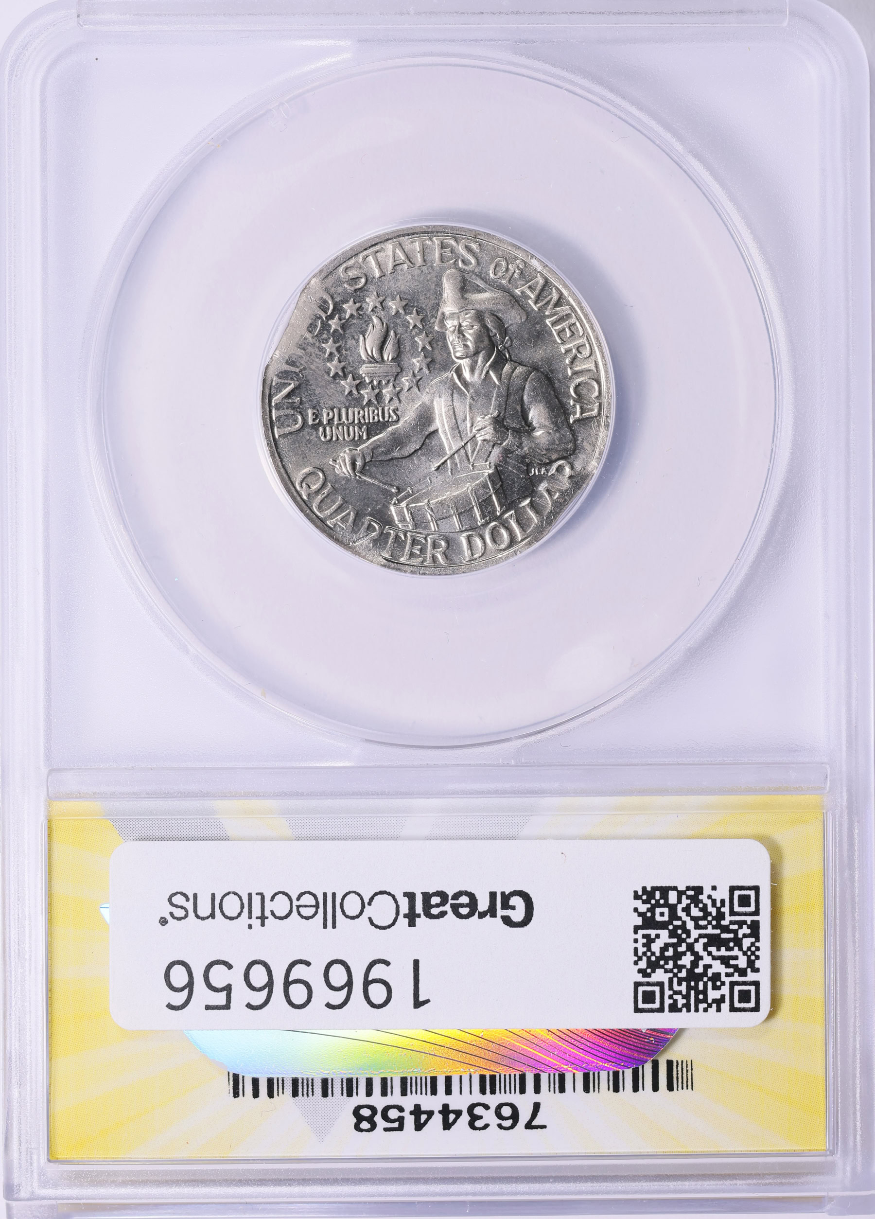 Mint Error 1976 Washington Quarter Triple Clip 5.53 Grams ANACS MS-63 ...