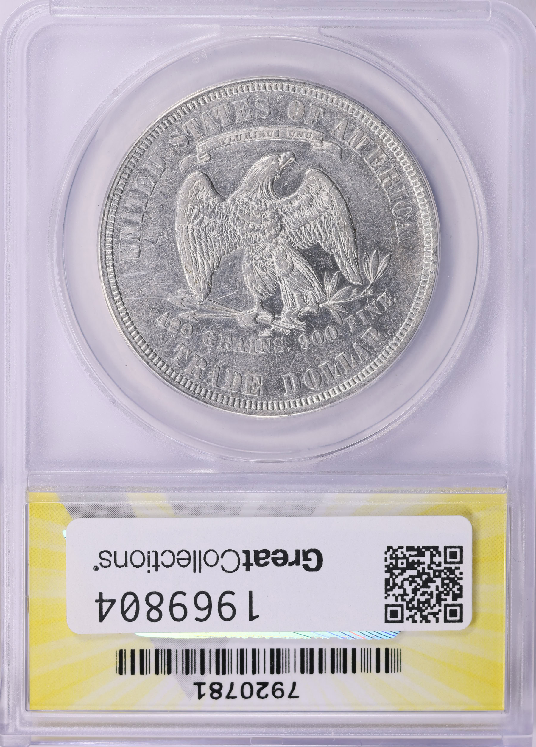 1877年 ロシア ポリチナ ラージイーグル　銀貨　PCGS AU50 招*@様 1877年 ロシア ポリチナ ラージイーグル銀貨PCGS AU50ハ