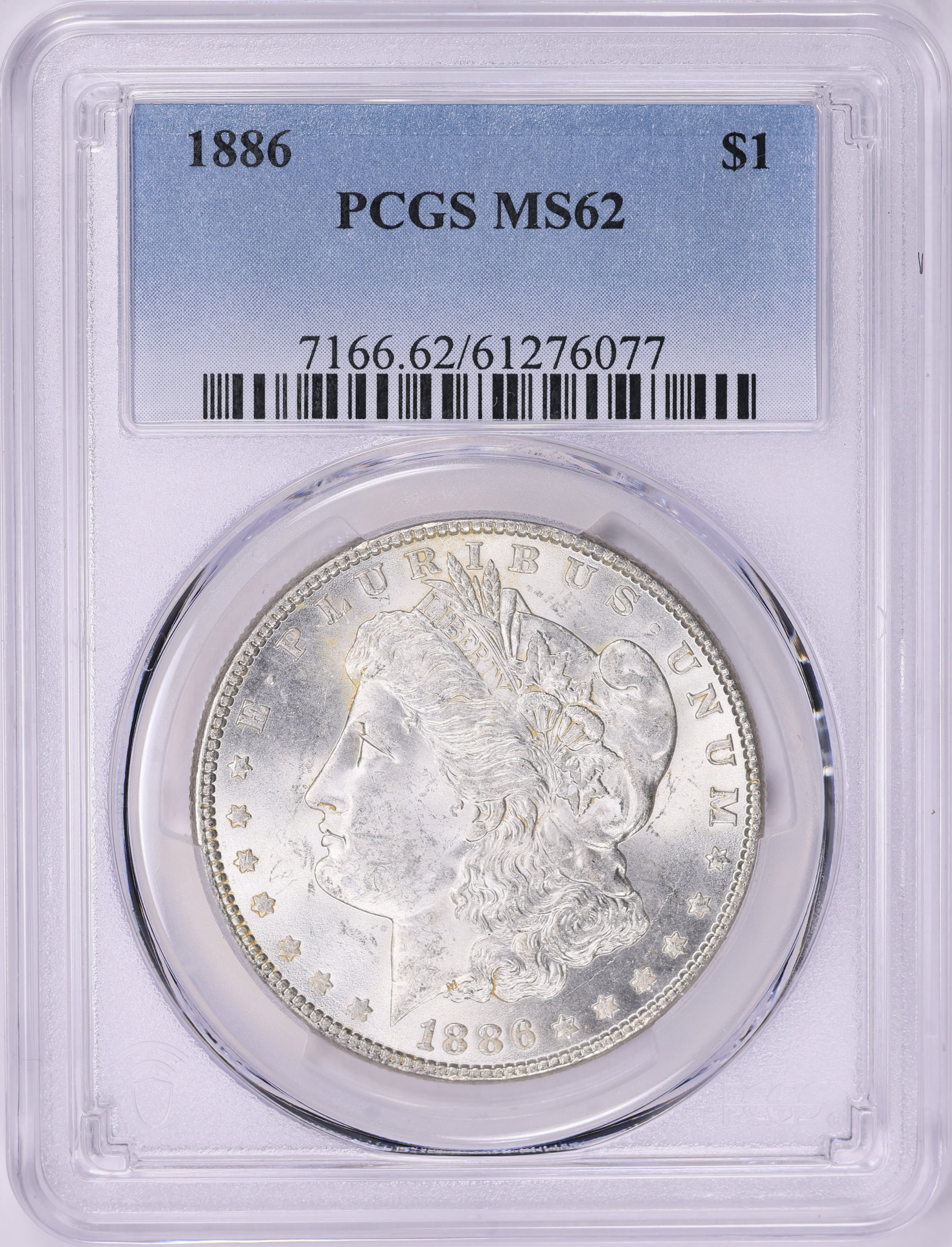 アメリカ　モルガンダラー銀貨1886 MS-62 PCGS アメリカ モルガンダラー銀貨1886 MS-62 PCGS 1886 モーガン シルバー