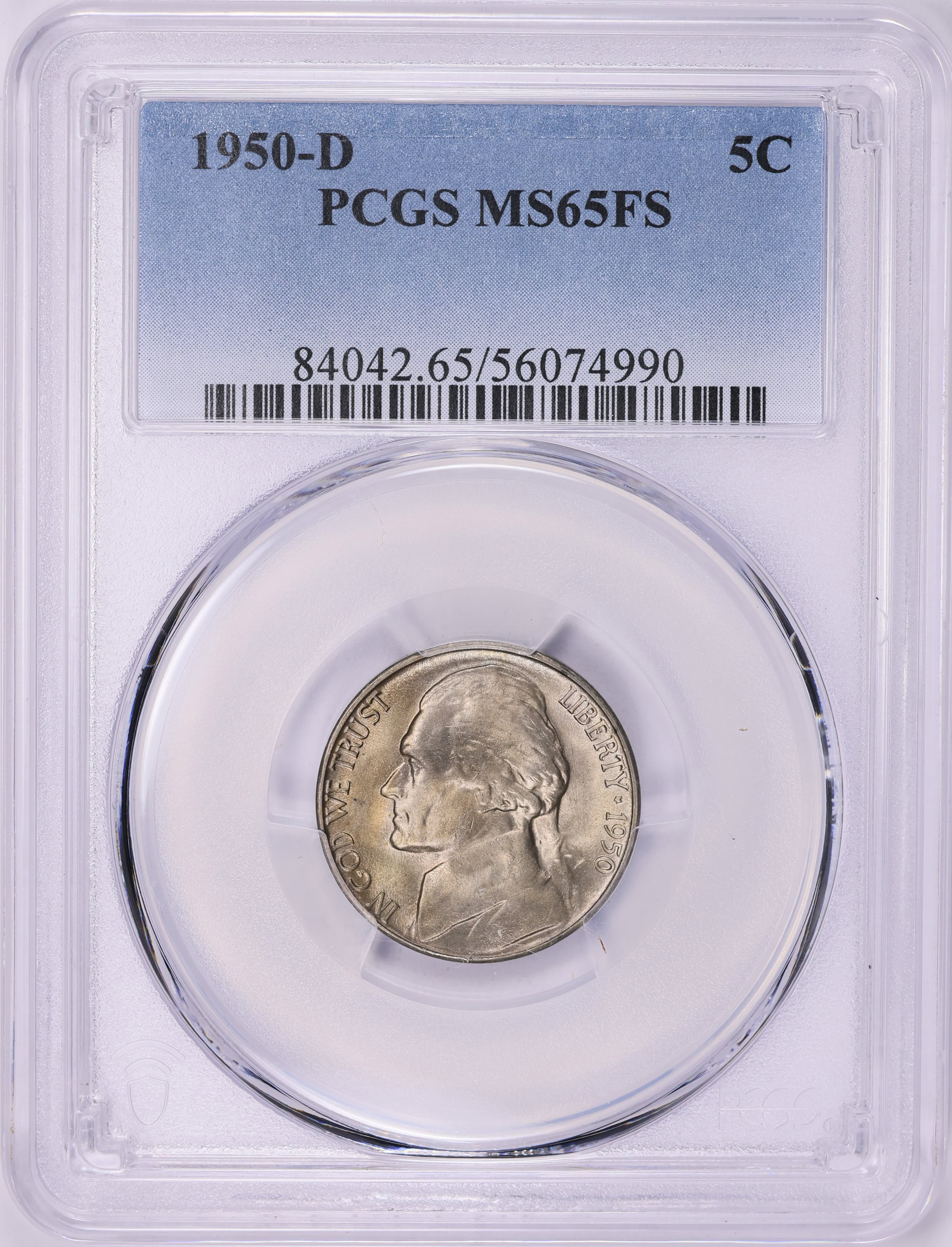 1950-D Jefferson Nickel PCGS MS-65 FS (Item 1970548