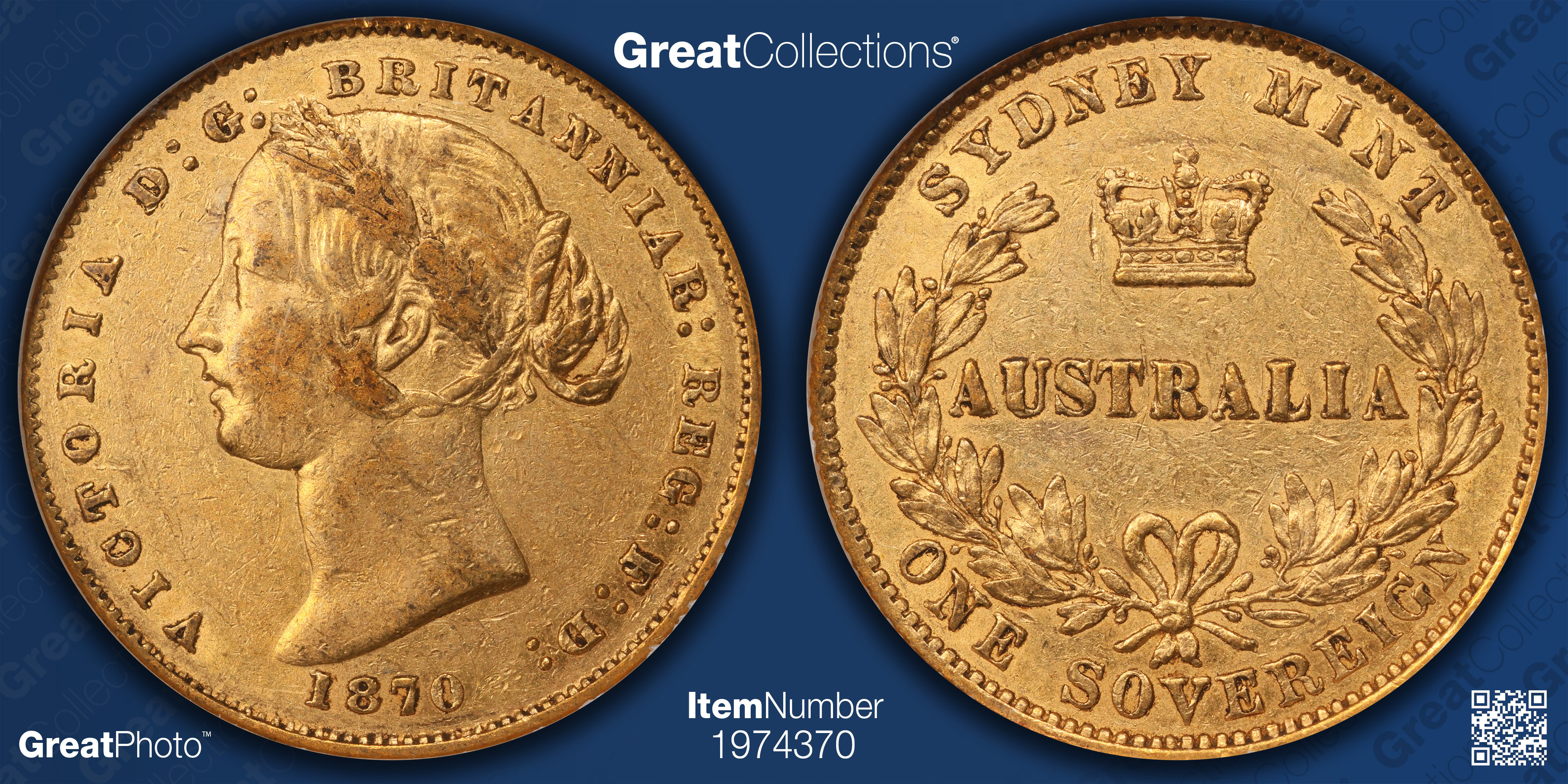 Australia 1870-SY Gold Sovereign KM-4 NGC XF-45 (AGW = 0.235 Oz