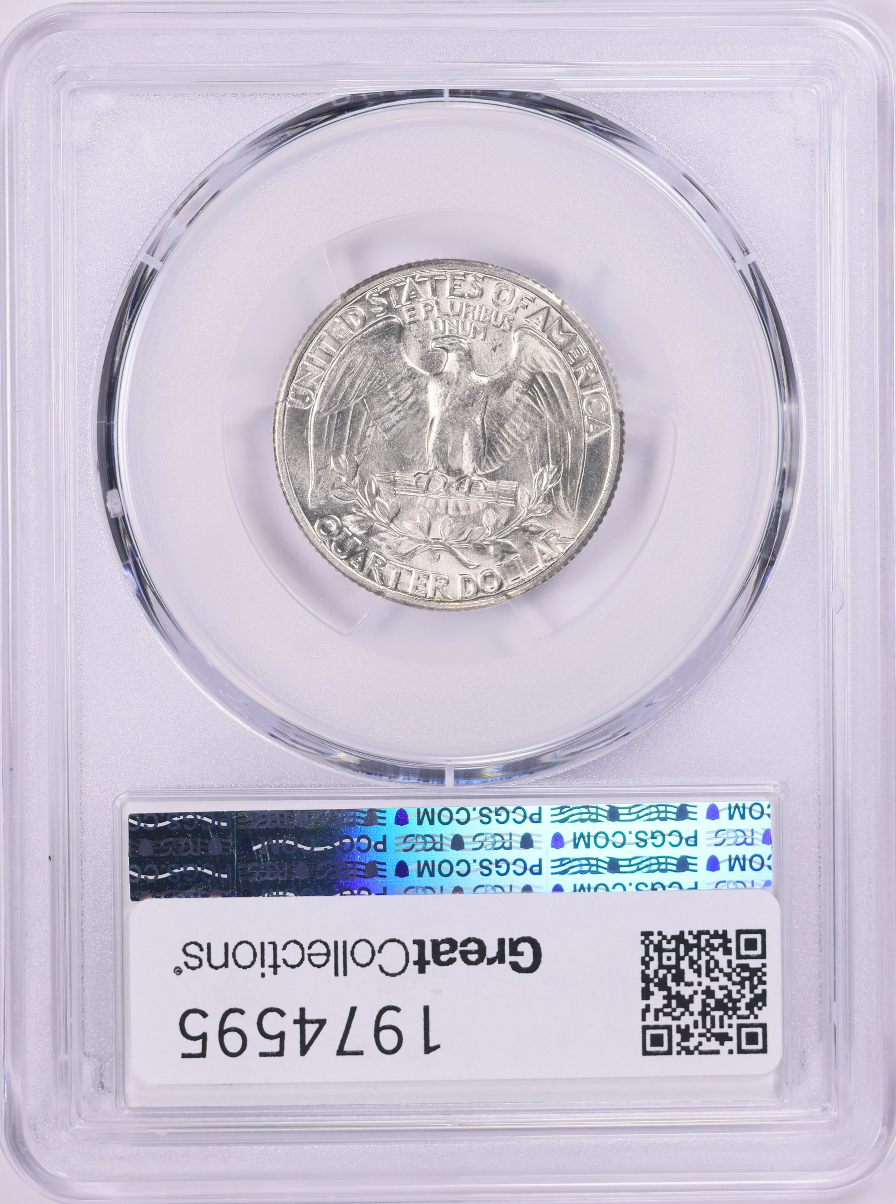 1937-D Washington Quarter PCGS MS-64 (Item 1974595