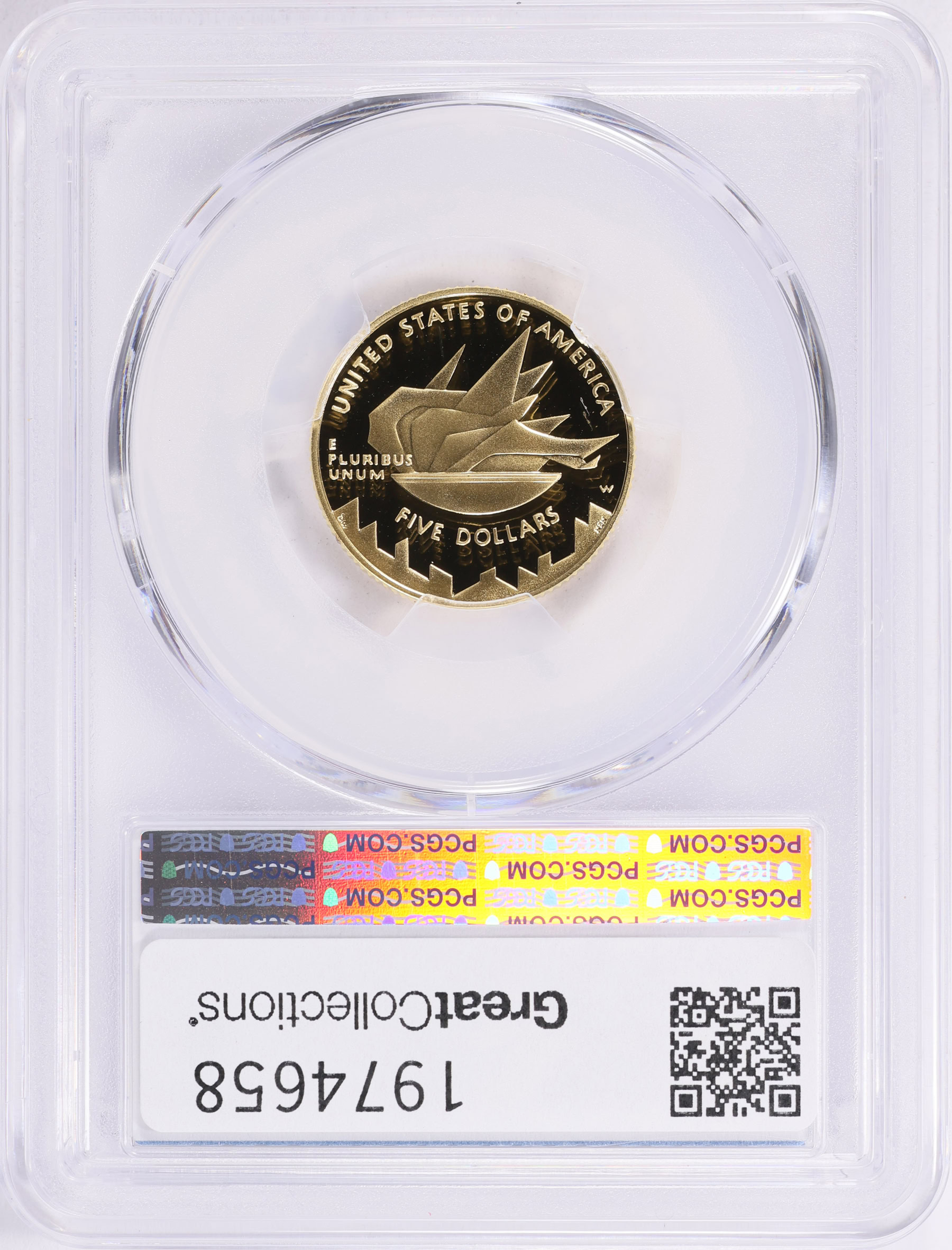 2002-W Salt Lake City Olympic Games Gold $5 PCGS Proof-70 DCAM (Item ...