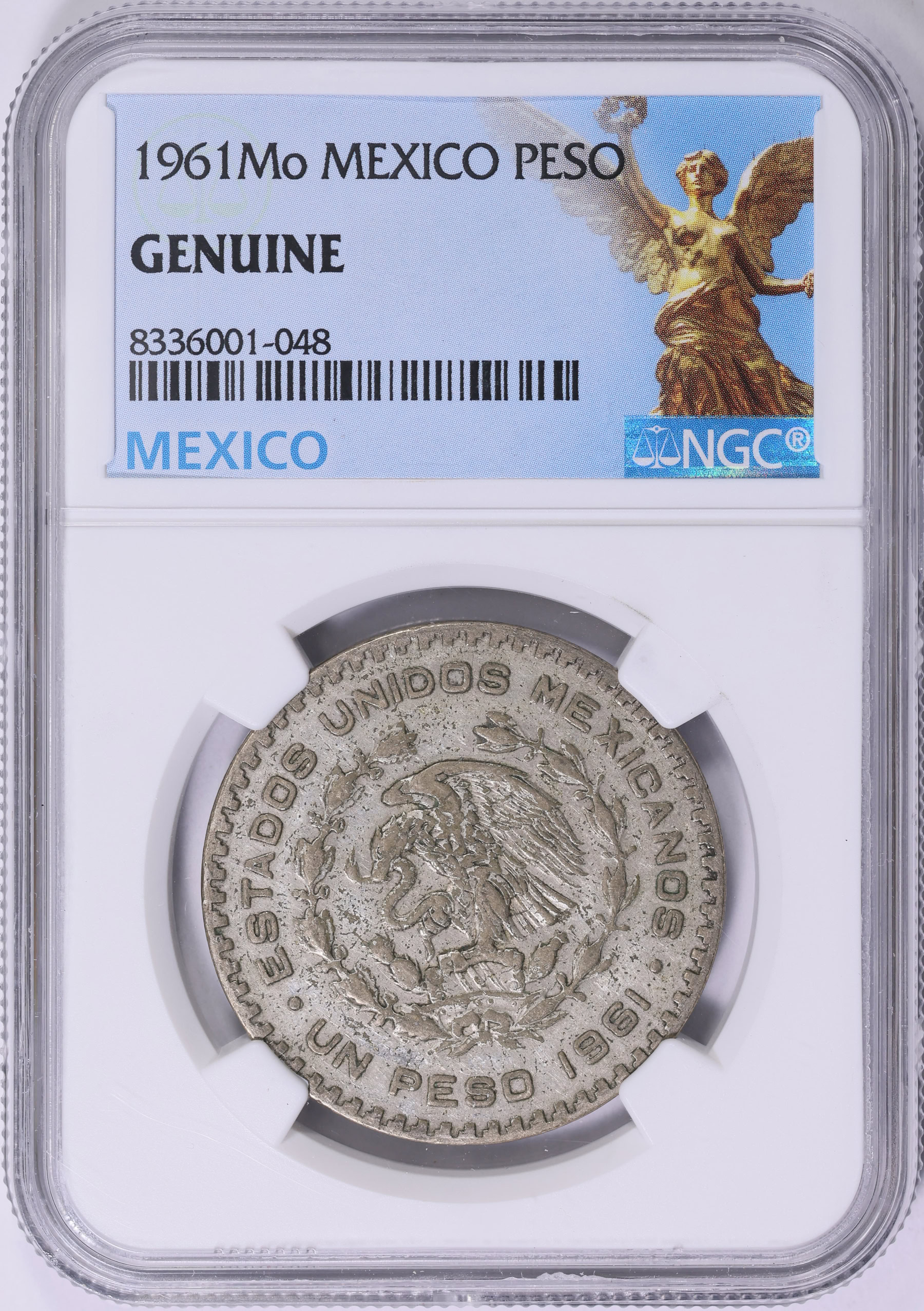 Mexico 1961-Mo Silver Peso KM-459 NGC Genuine (Item 1976035