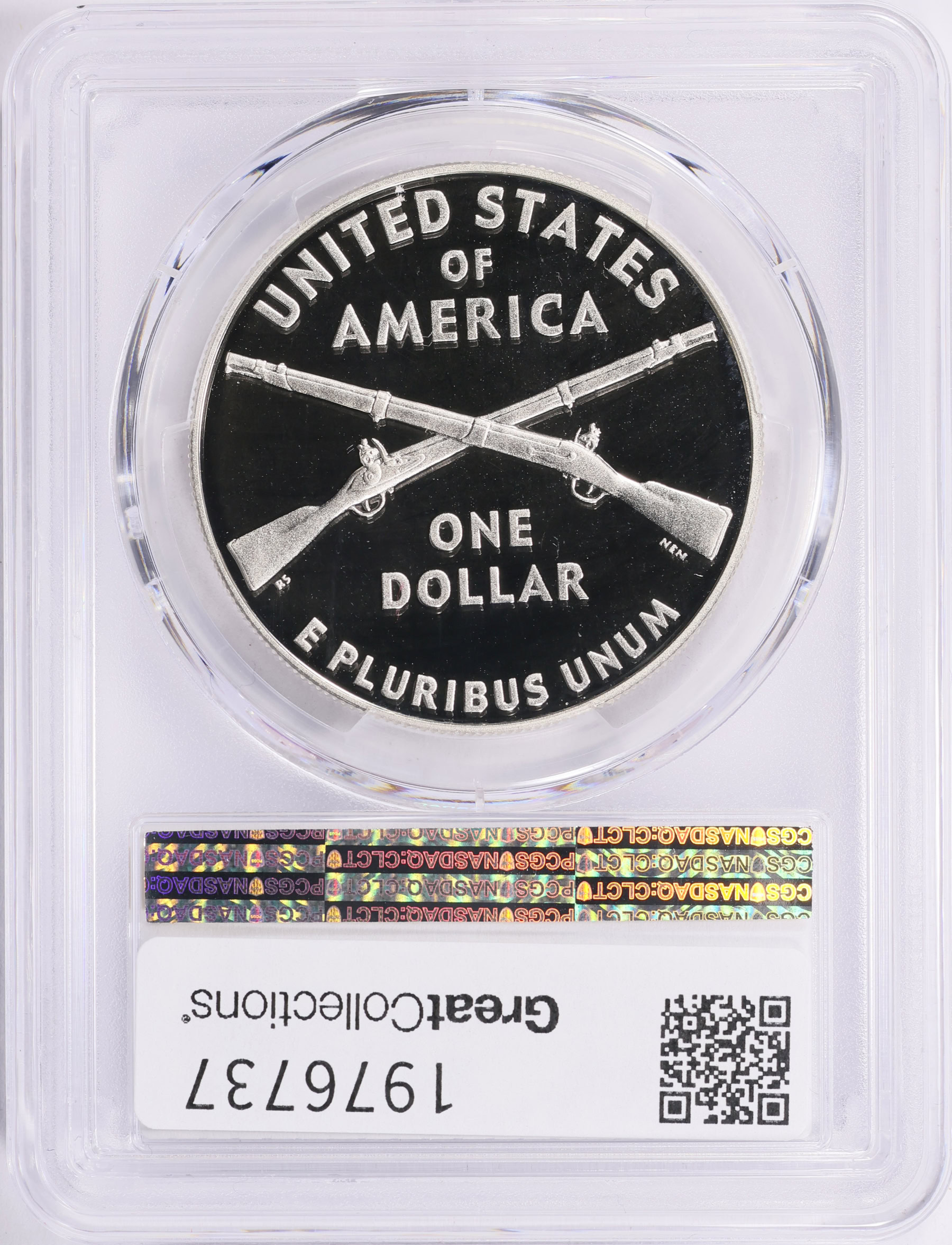 2012-W Infantry Silver Dollar PCGS Proof-69 DCAM (Item 1976737