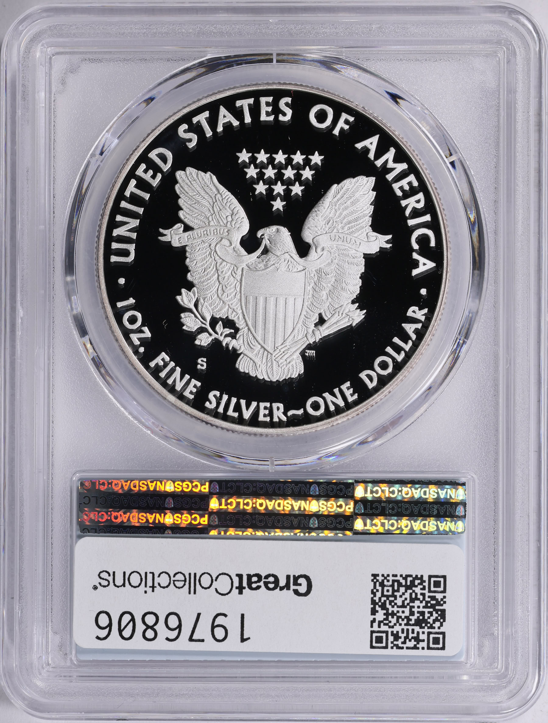 2012-S $1 Silver Eagle (From Coin & Currency Set) First Strike