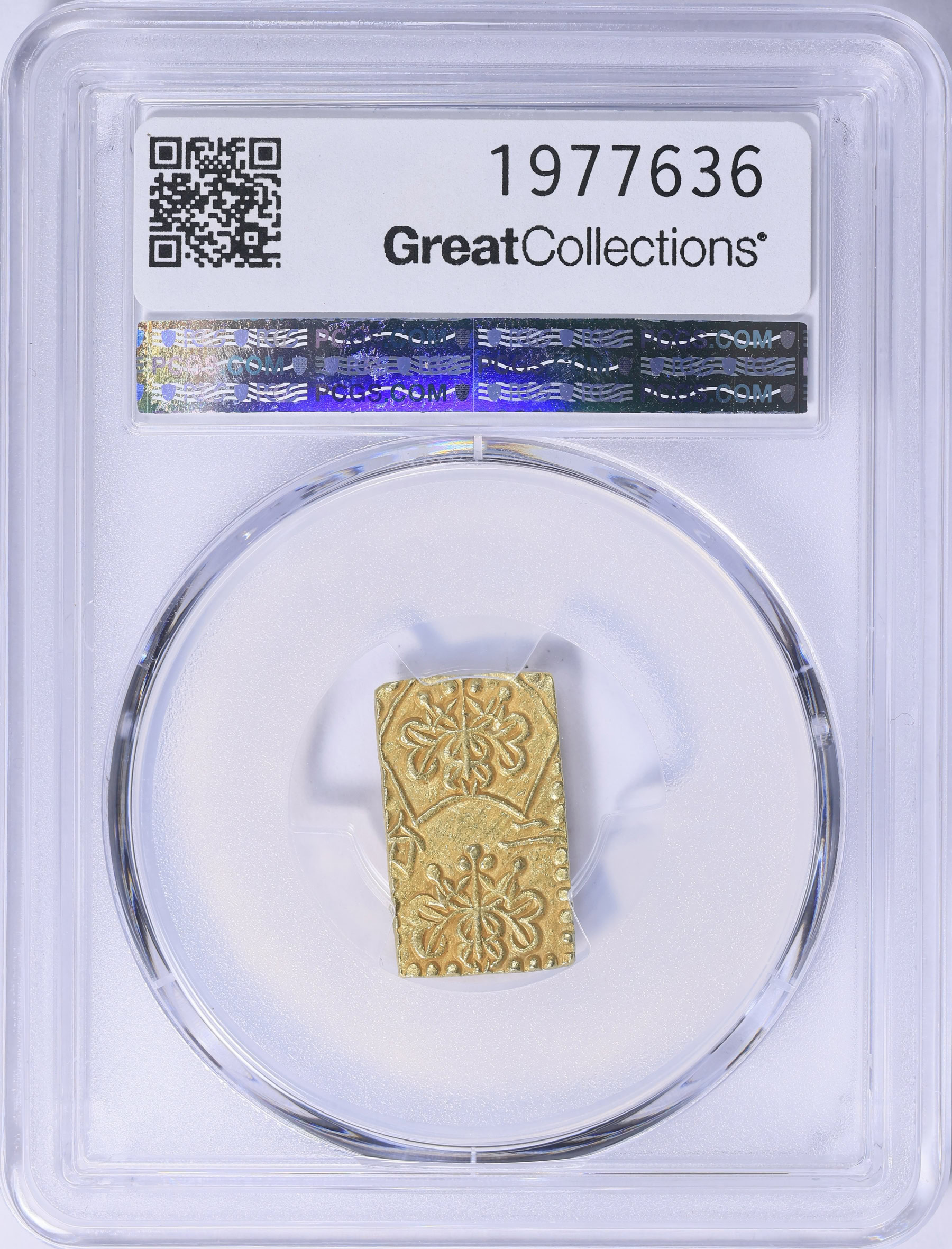 Japan Meiji Era (1868-69) Gold 2 Bu (Ni Bu) C-21d PCGS AU-58 (3.05
