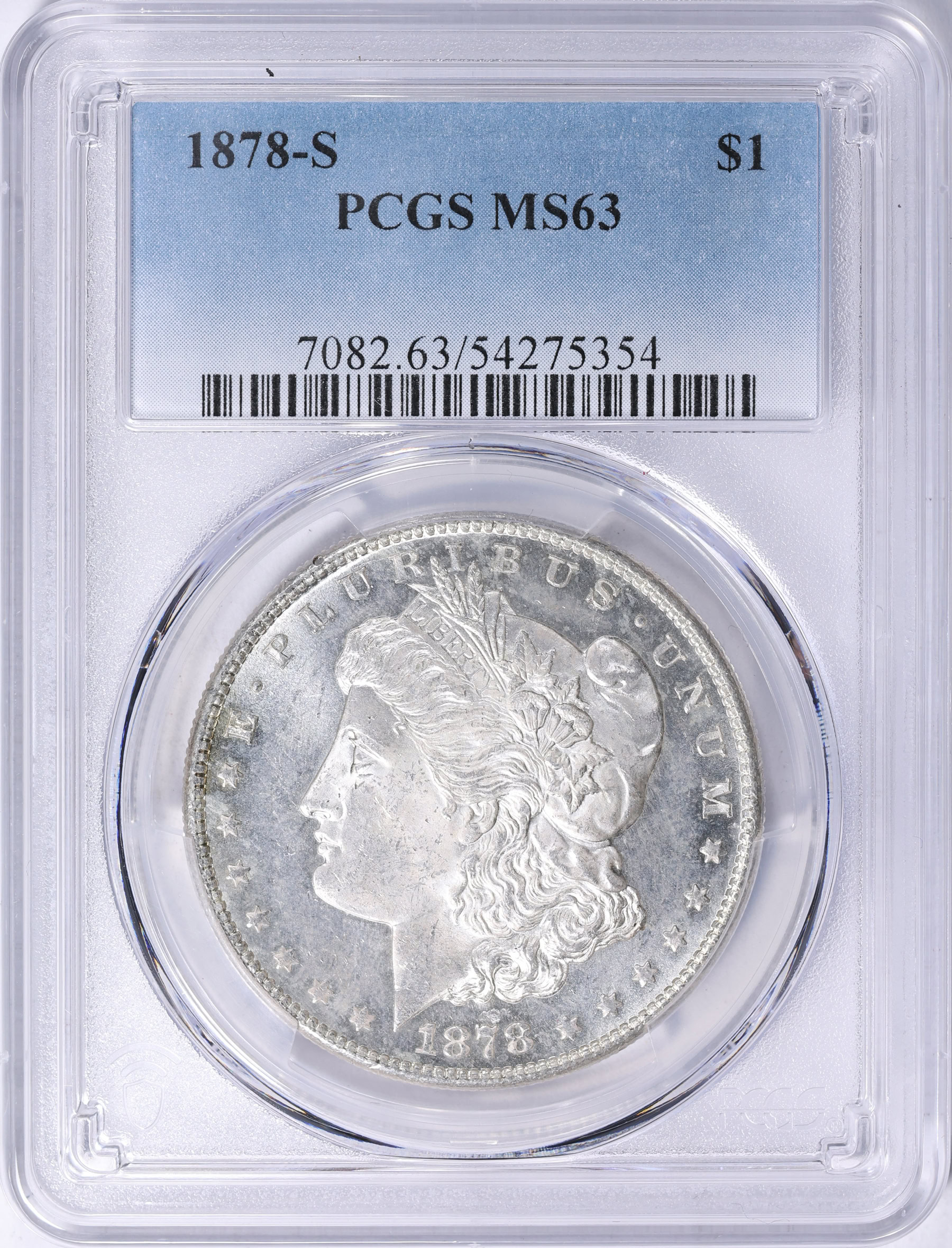 1878-S Morgan Silver Dollar PCGS MS-63 (Item 1978184