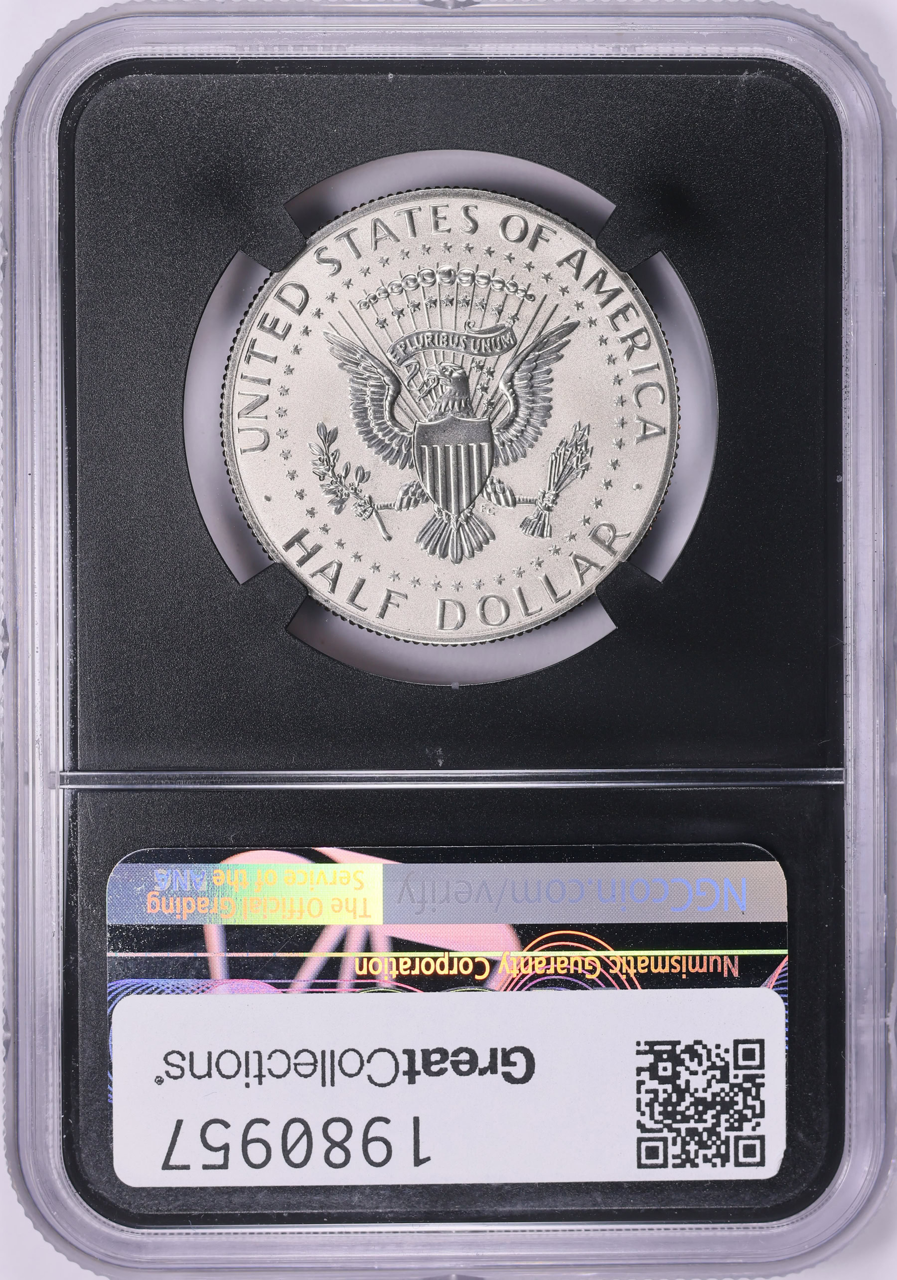 2019-S Kennedy Half Dollar Enhanced Reverse Proof (From the Apollo