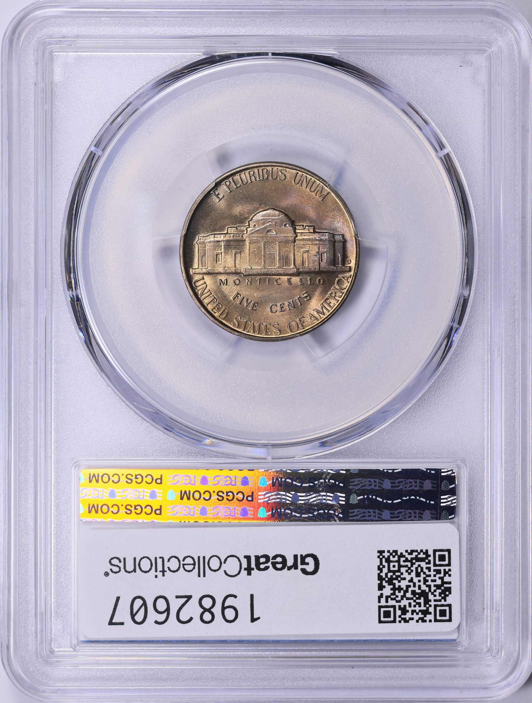 1951-D Jefferson Nickel PCGS MS-66 (Toned) (Item 1982607