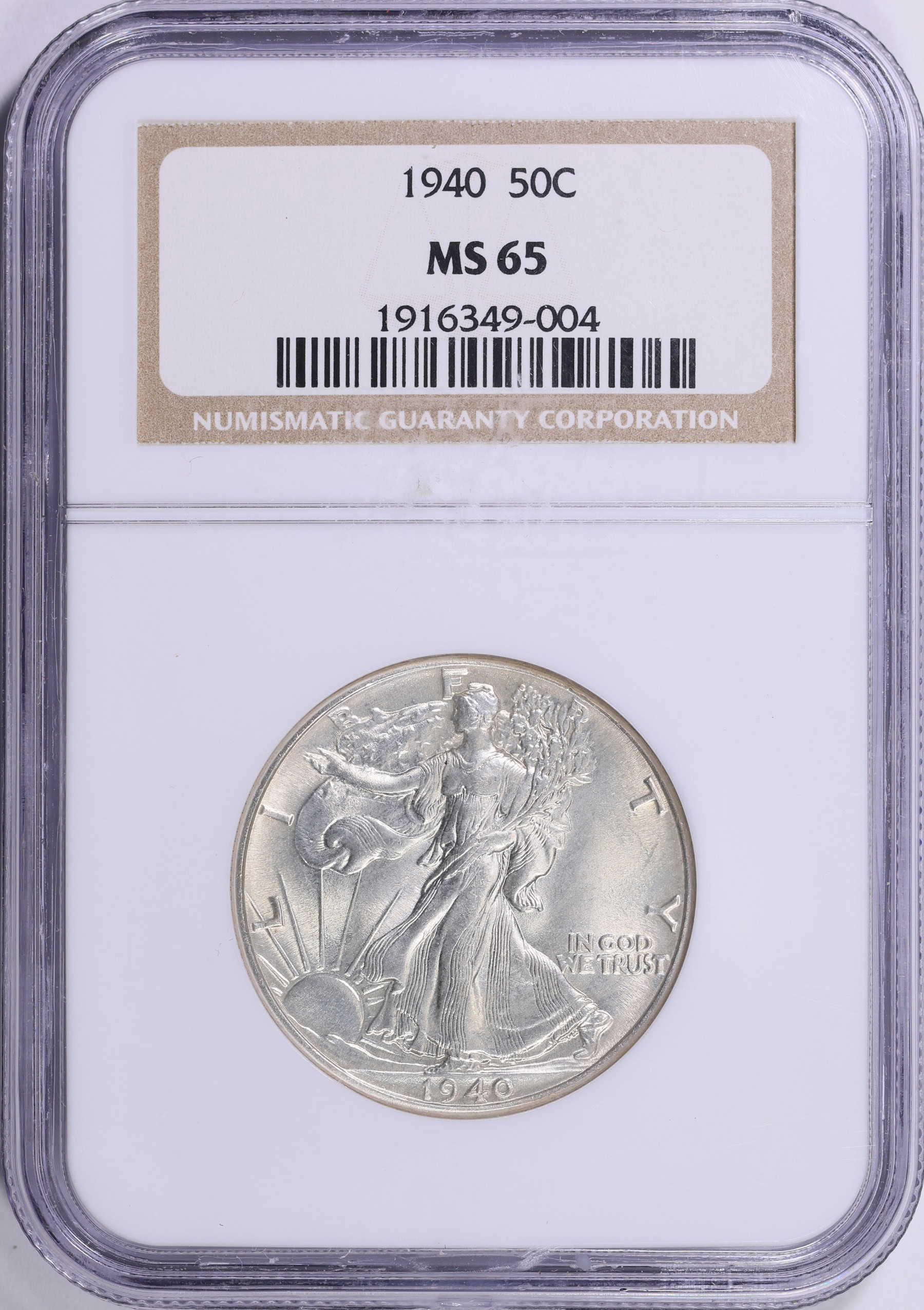 1940 Walking Liberty Half Dollar NGC MS-65 (Item 1982902