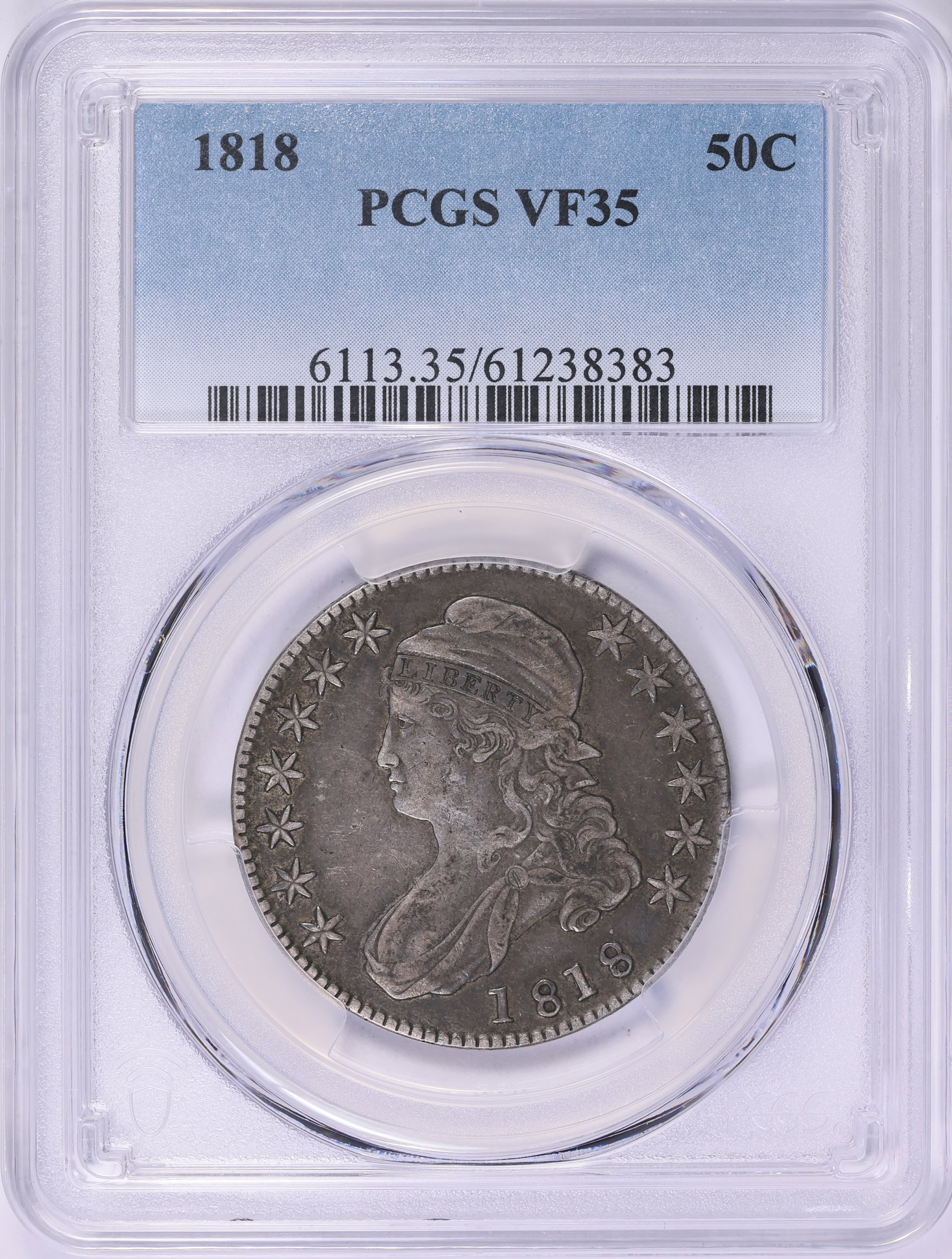 1818 Capped Bust Half Dollar PCGS VF-35 (Item 1983368 ...