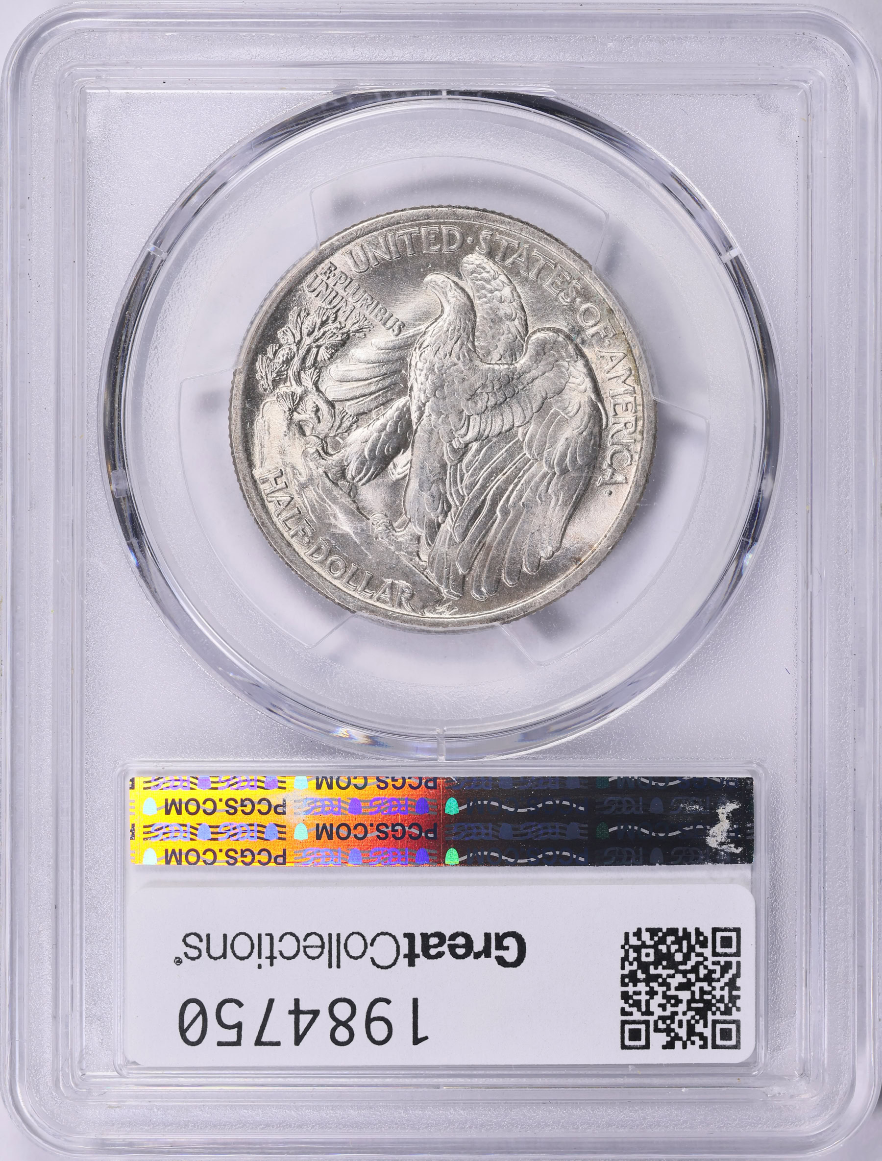 1916 Walking Liberty Half Dollar PCGS MS-65 (CAC Green) (Item