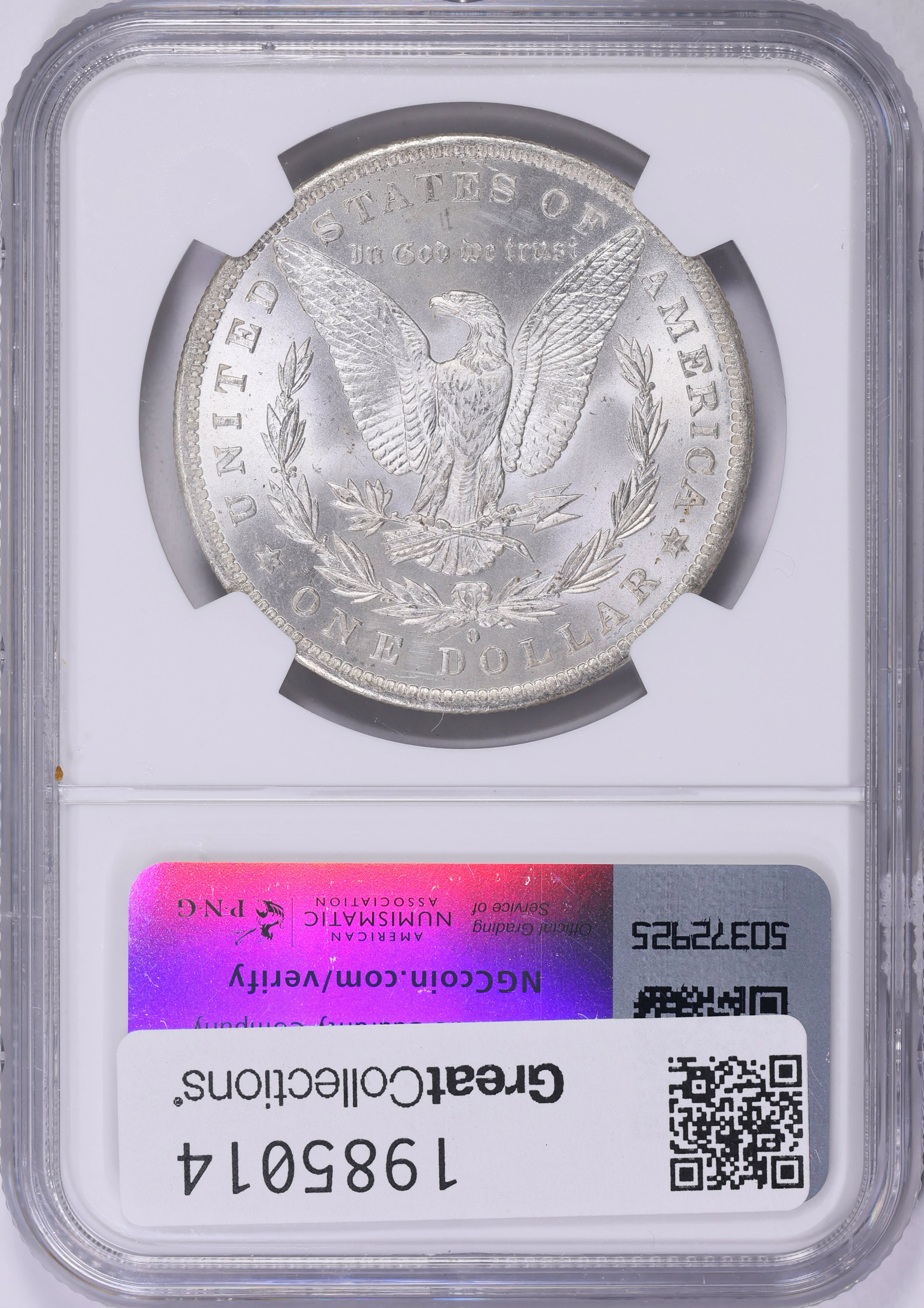 1884-O Morgan Silver Dollar NGC MS-64 (Item 1985014