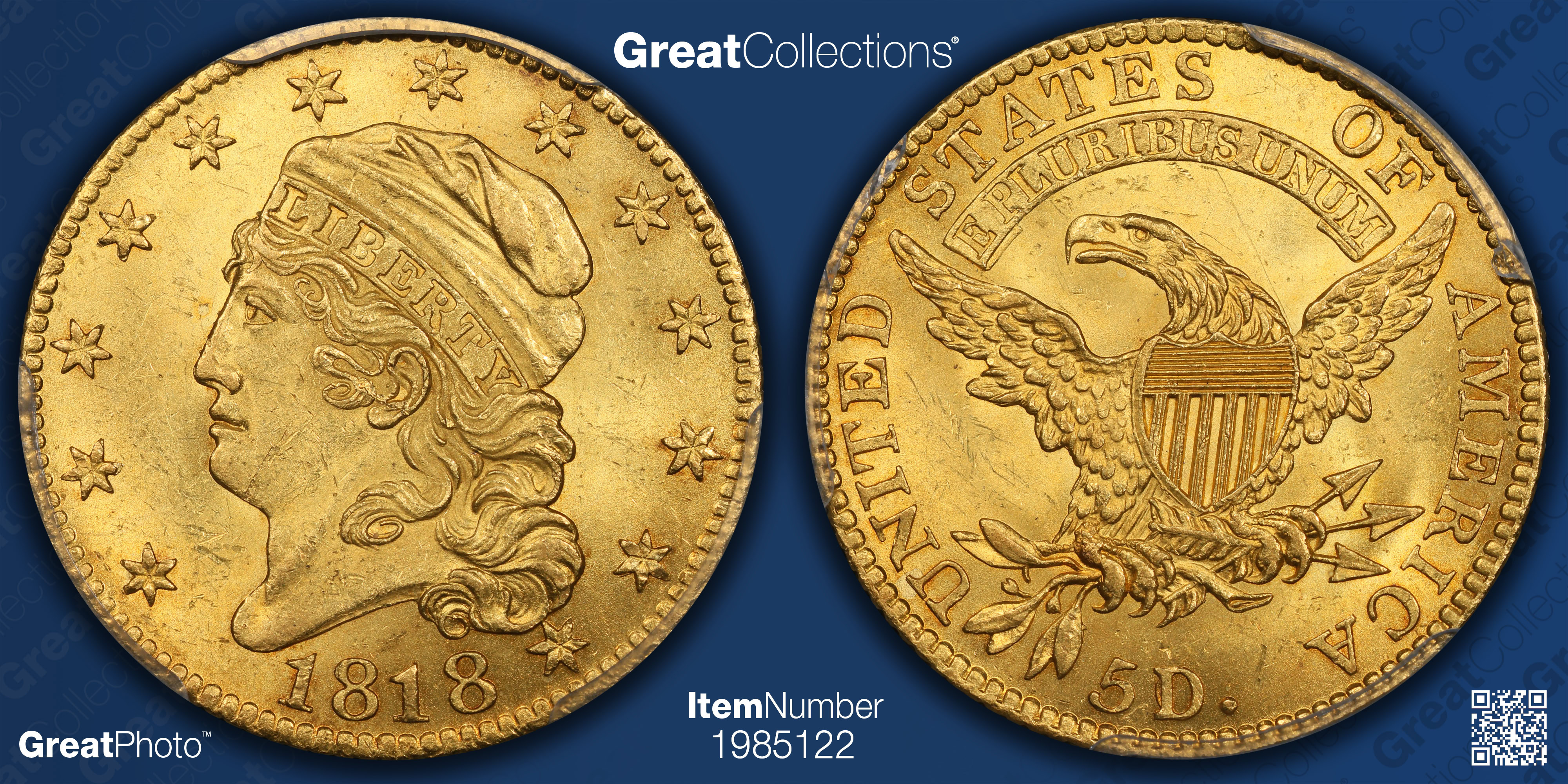 _co.1997♡ 1818 Bust Half Dollar 50c PCGS VF30 - 100% Original! | eBay