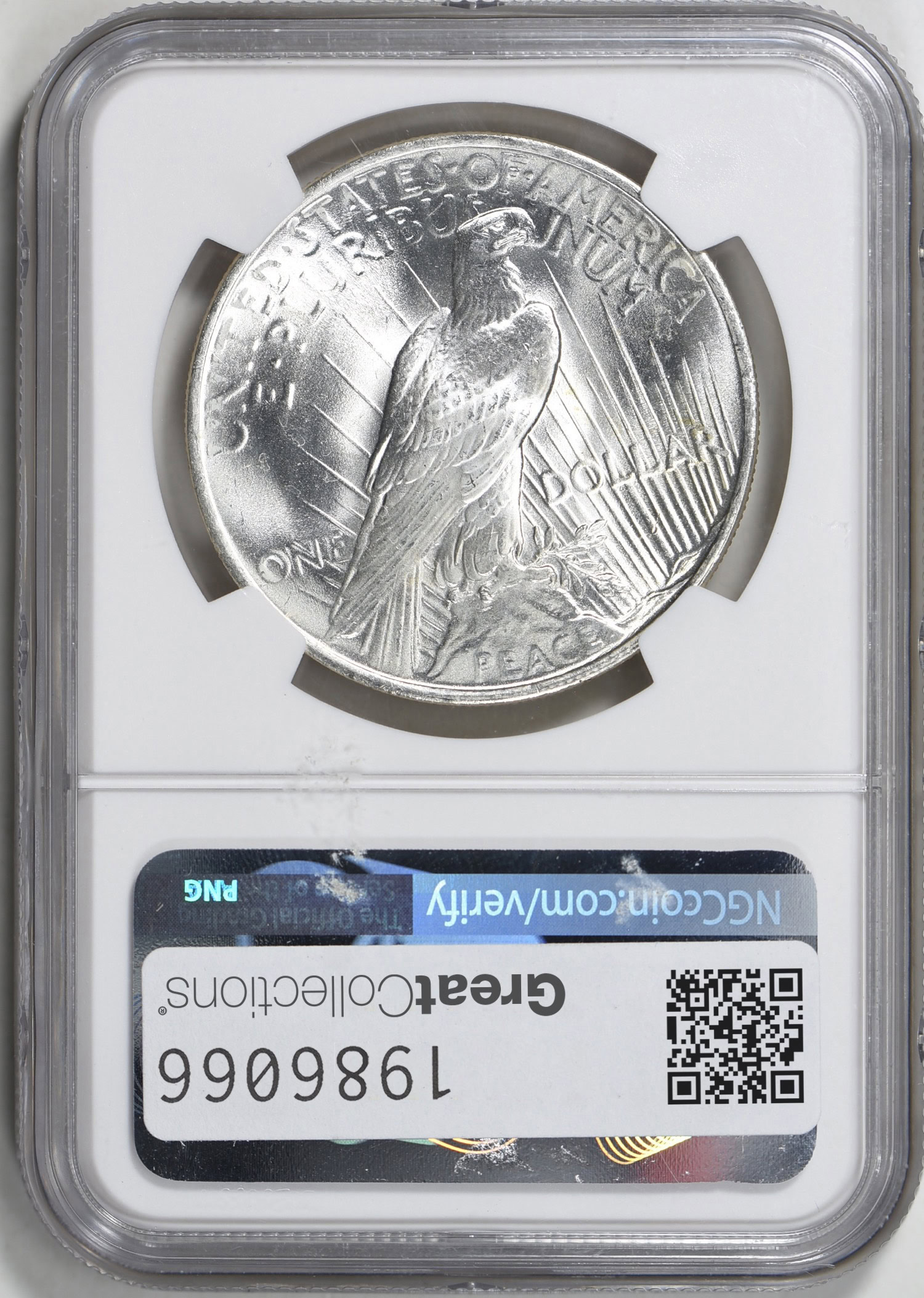 1923 Peace Silver Dollar NGC MS-64+ (Item 1986066